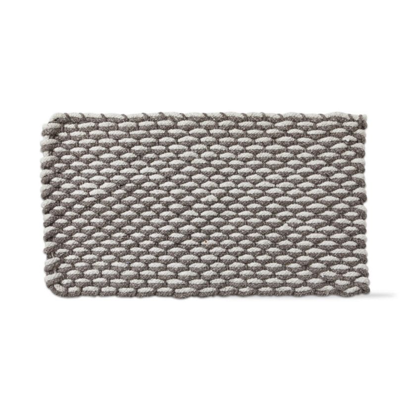 Tag 16"x26" Handwoven Doormat Brown Multi Rectangle Indoor and Outdoor Polypropylene Door Welcome Mat