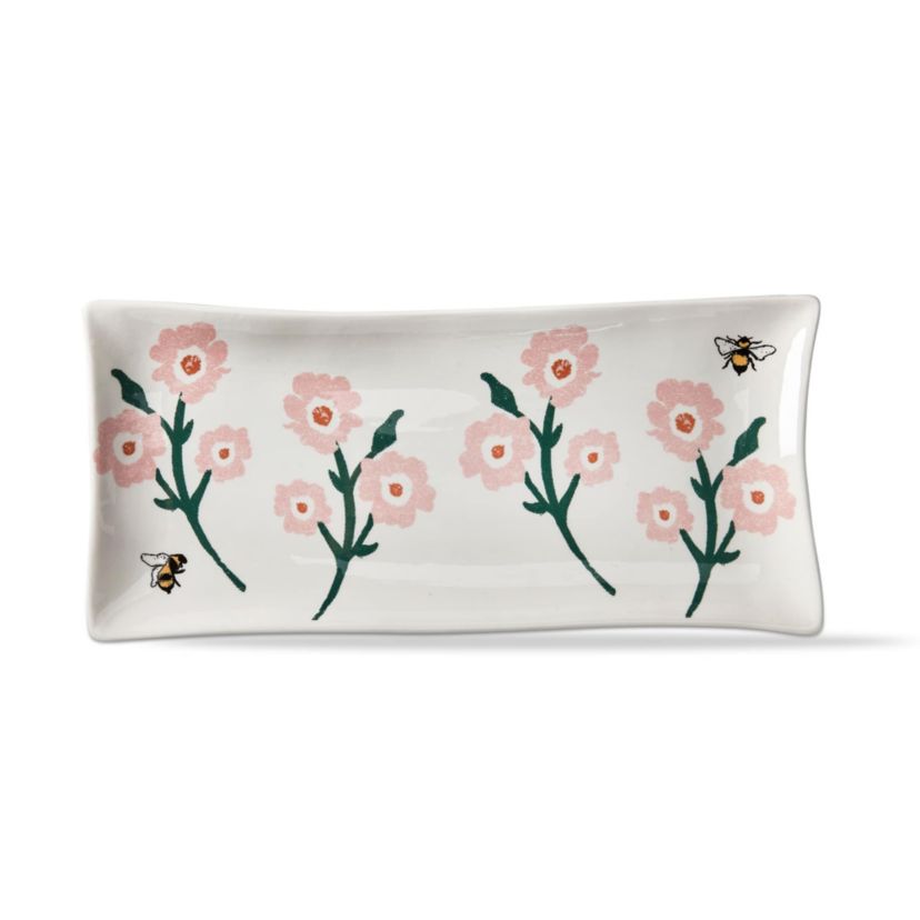 Bee Blossom Oblong Platter