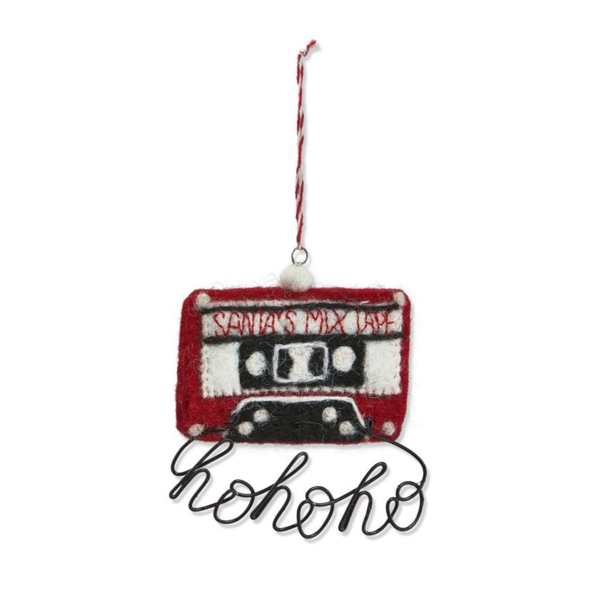 Hohoho Mix Tape Ornament