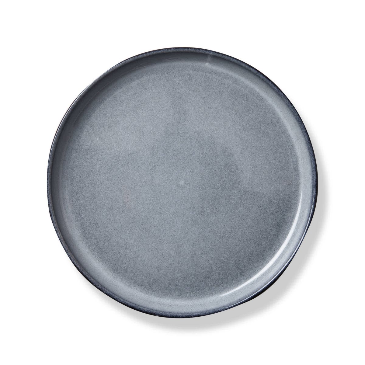 Logan Dinner Plate Stoneware Dishwasher Safe Light Blue 11 inch.