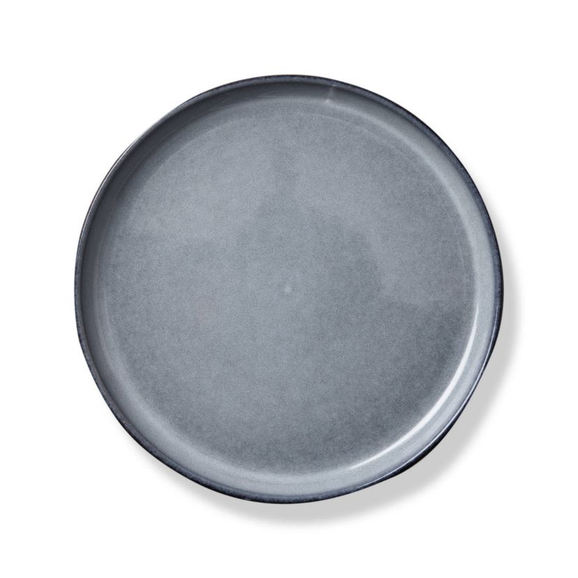 Logan Dinner Plate Stoneware Dishwasher Safe Light Blue 11 inch.