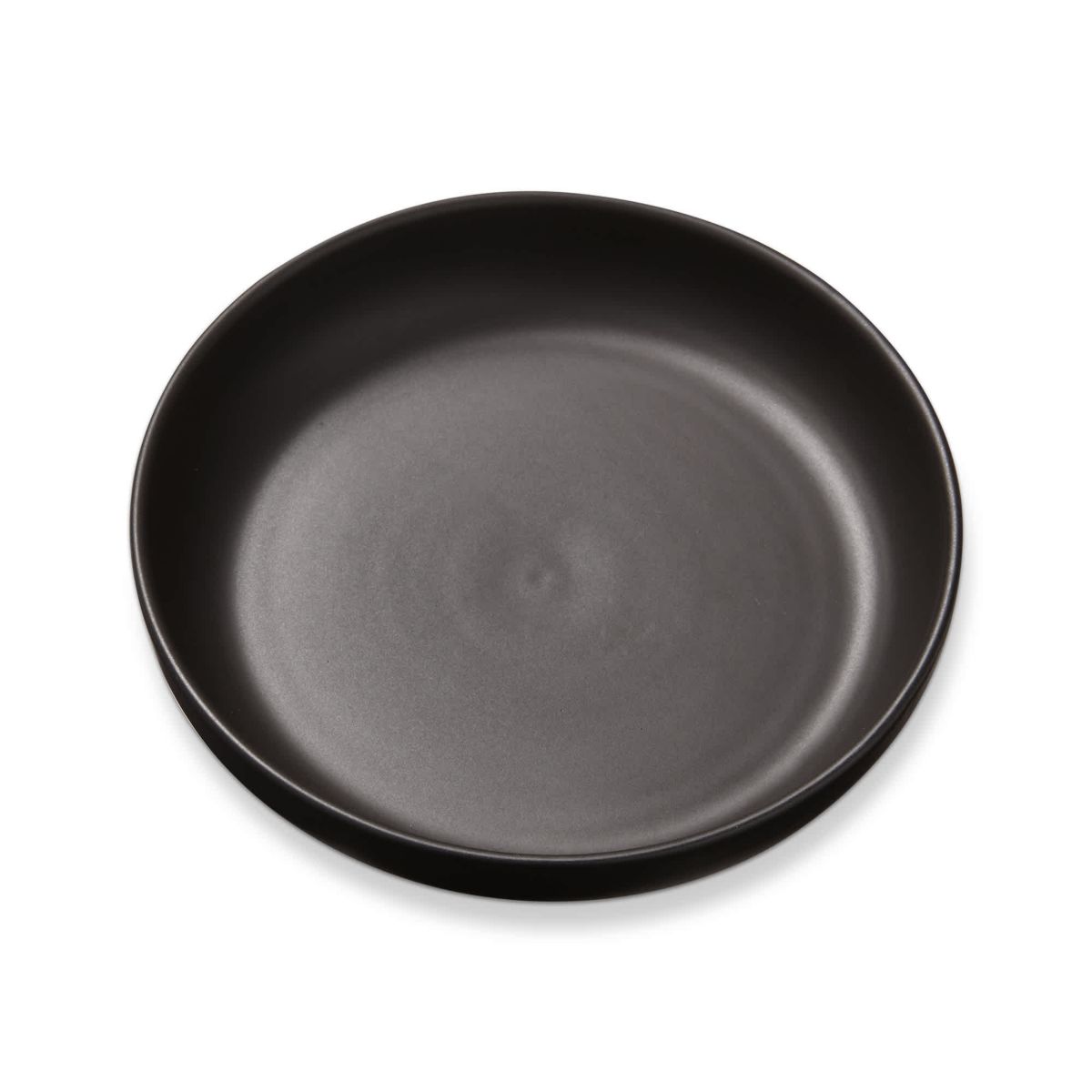 Logan Dinner Serving Bowl Stoneware Dishwasher Safe Black 9 inch 41 oz