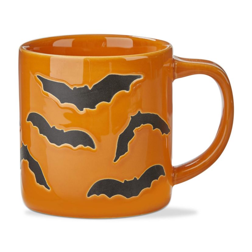 Tag Halloween Black Bats Mug