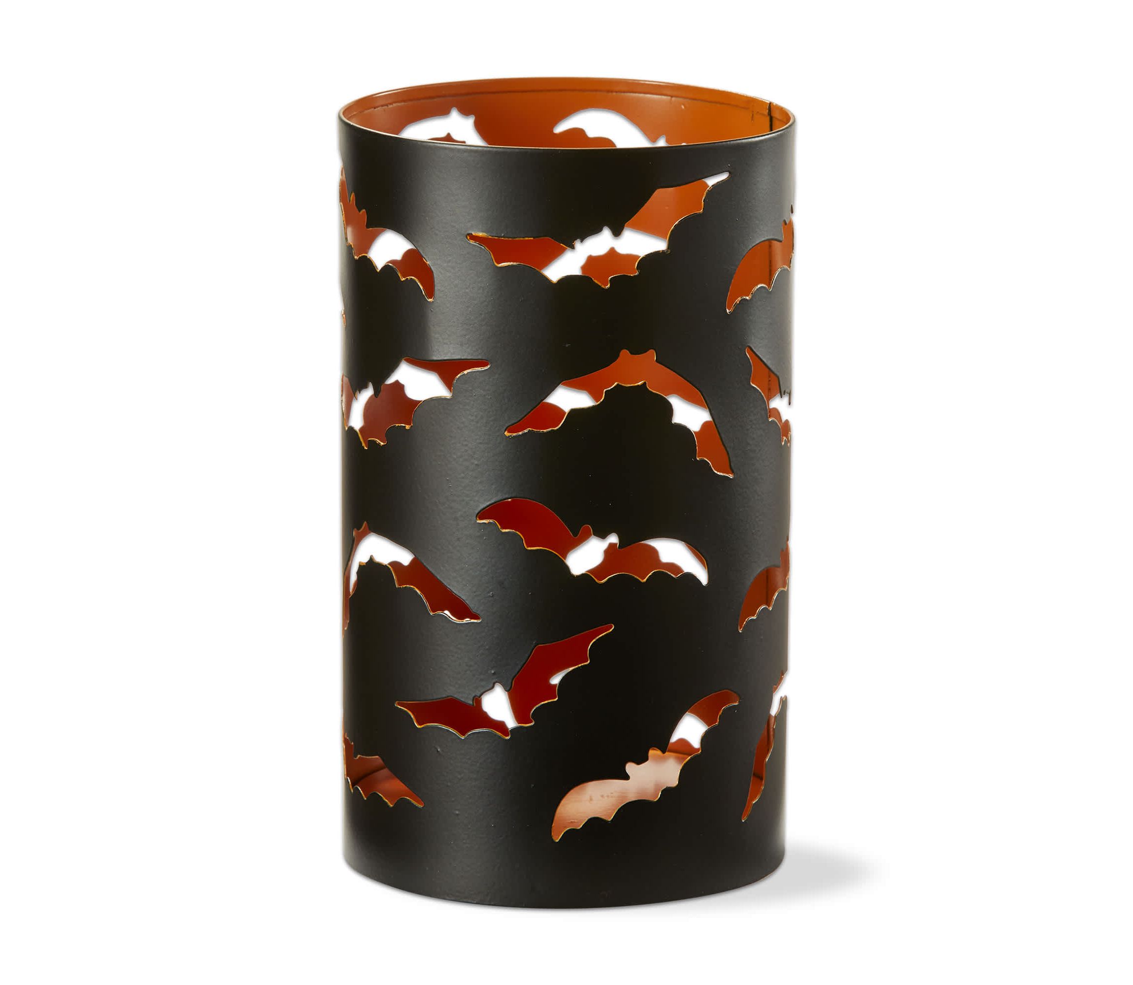 Tag Halloween Bats Hurricane Pillar Candle Holder