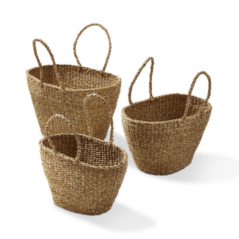 Oval Shopping Basket S/3