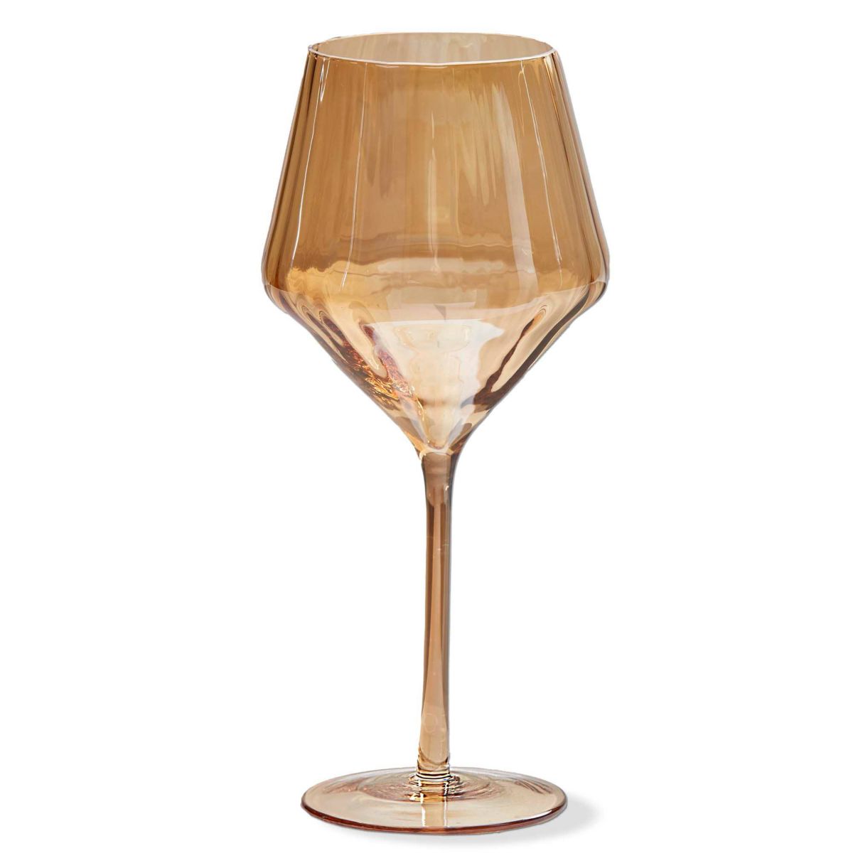 Chelsea Optic Wine Glass Amber