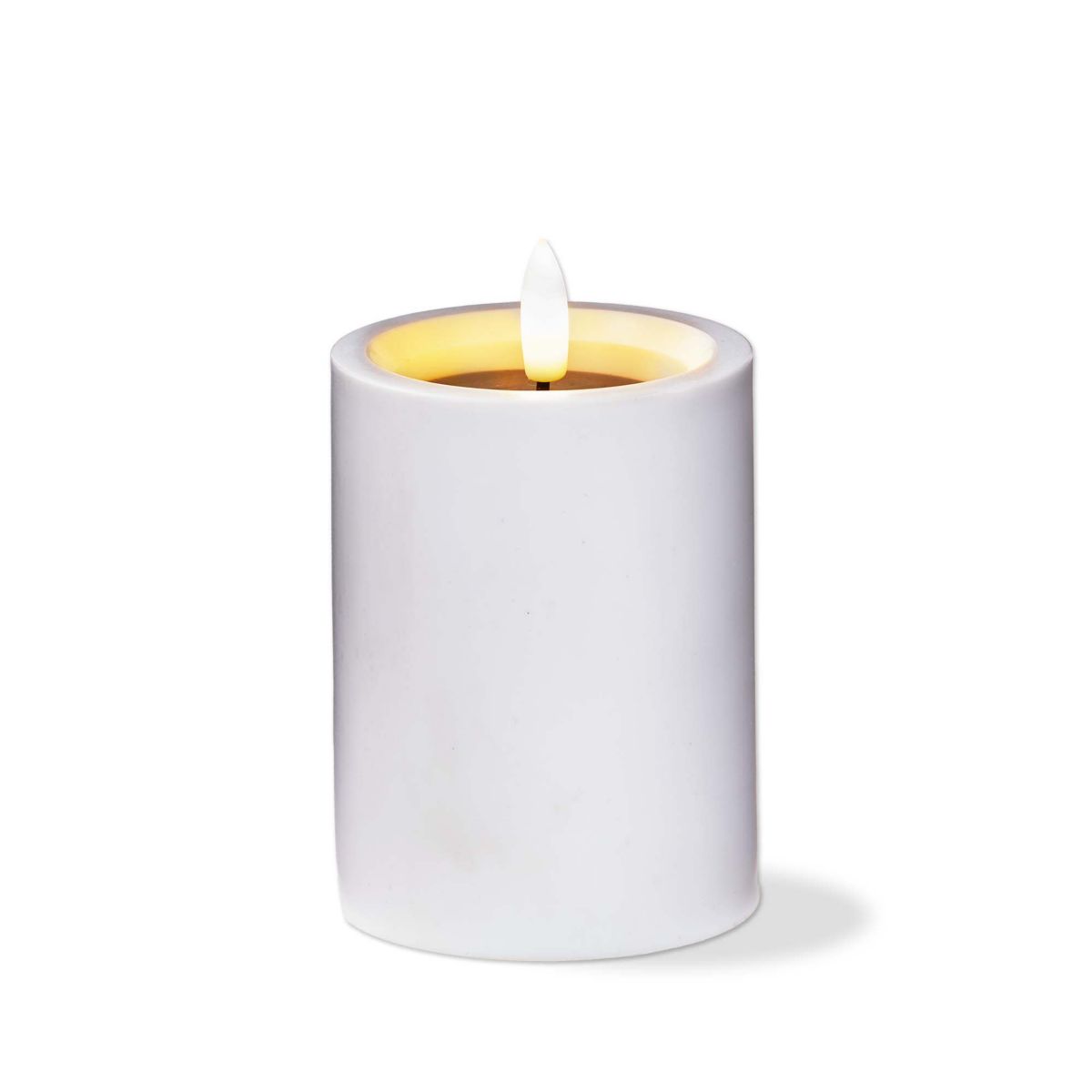Outdoor Solar Pillar Candle 3X4