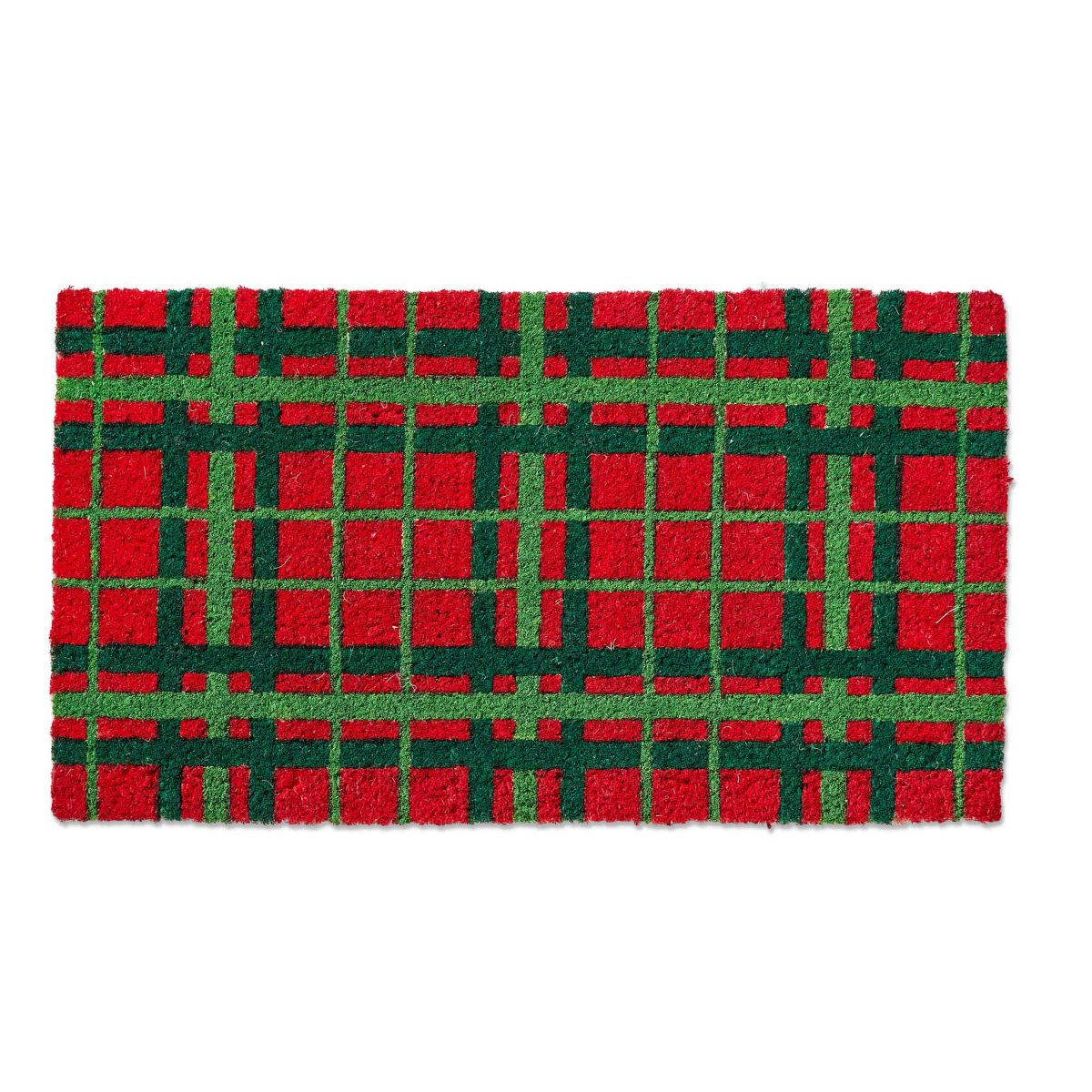Tag Merry Plaid Coir Mat