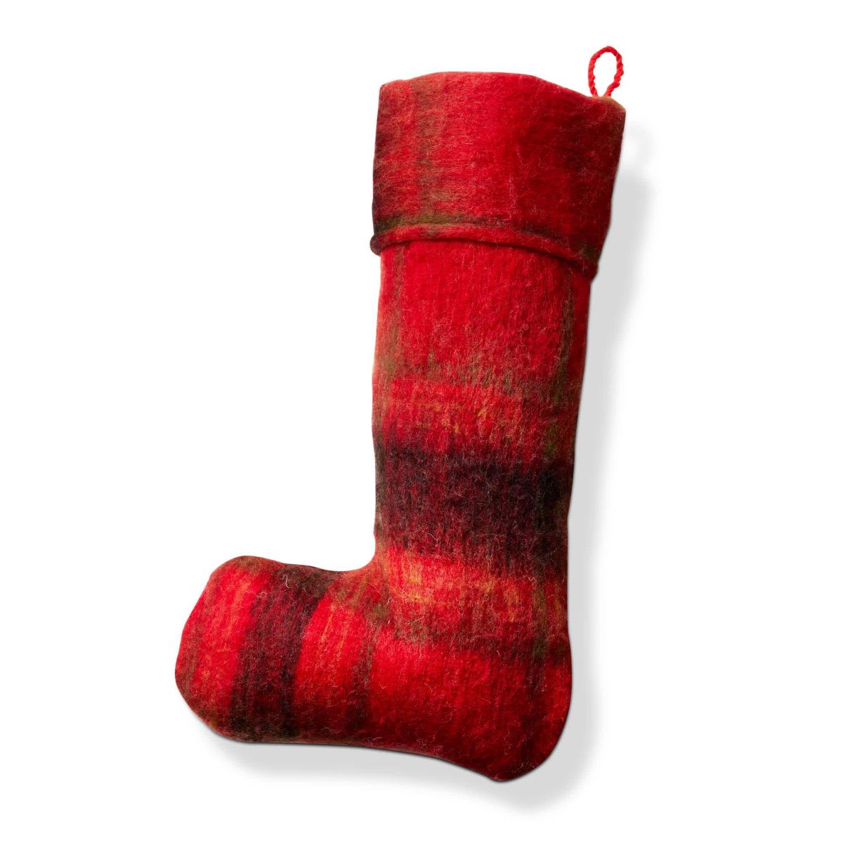 Wooly Plaid Stocking