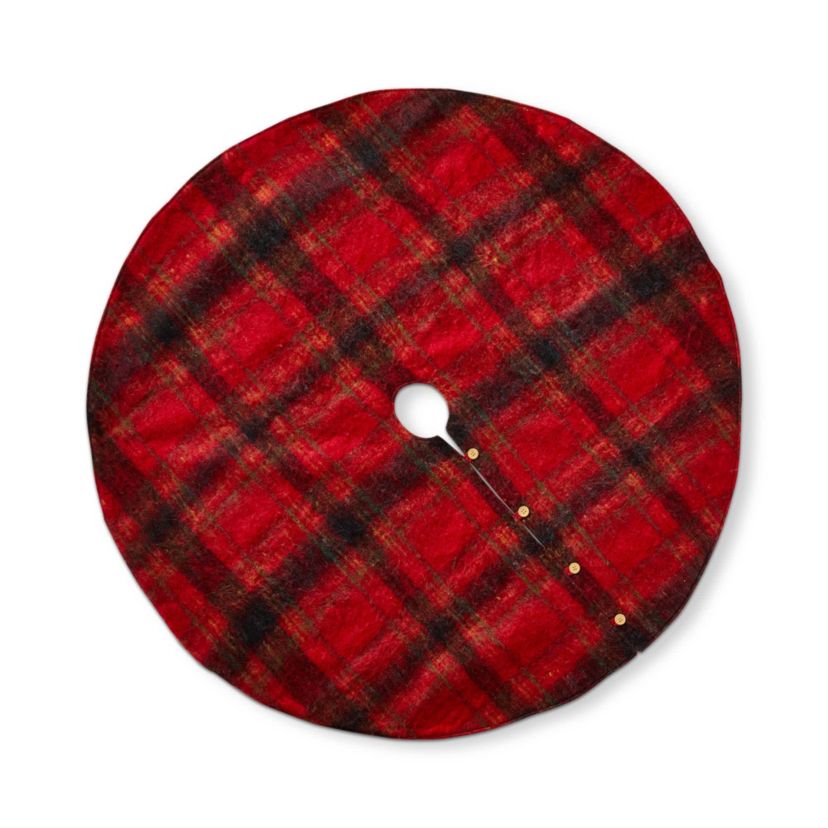 Wooly Plaid Tree Skirt