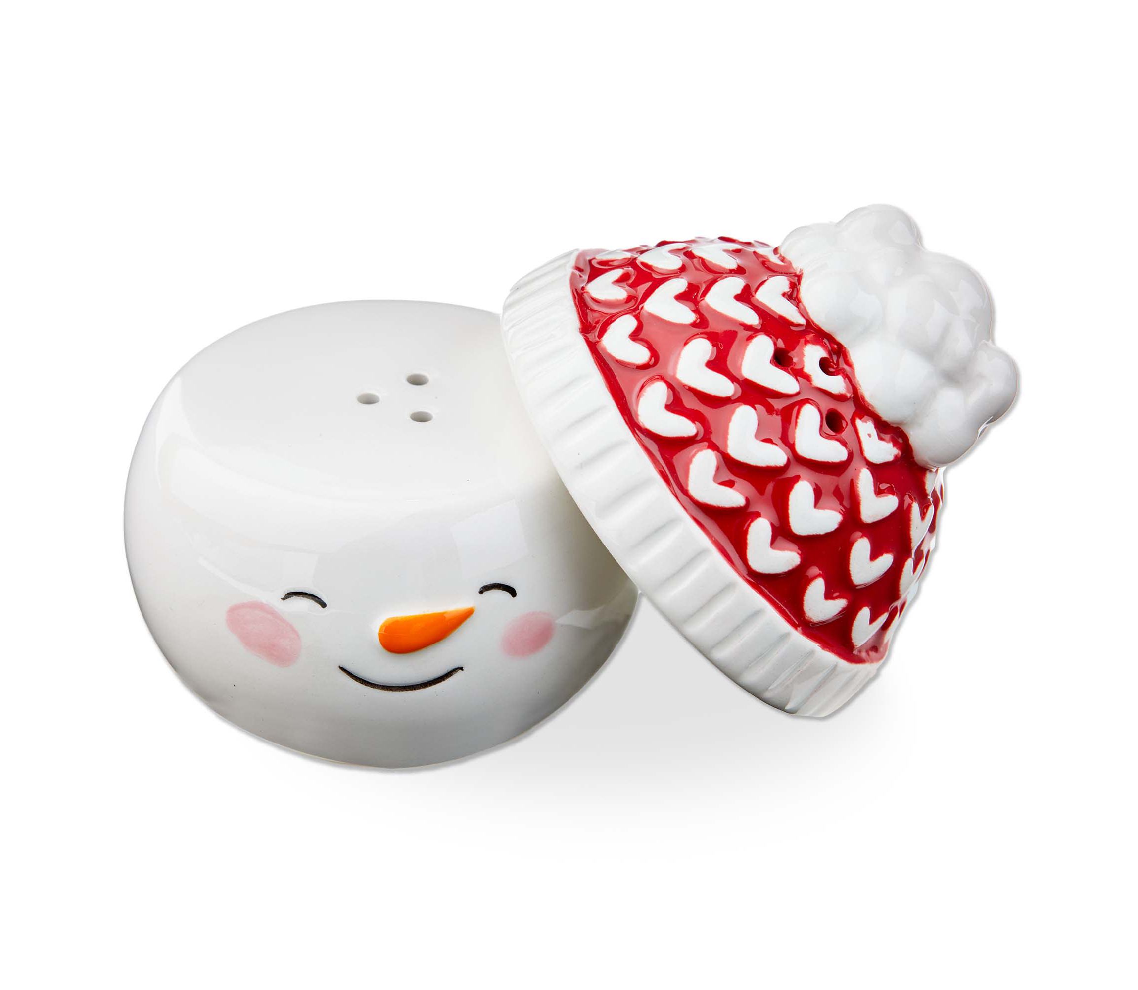 Christmas Snowman Salt and Pepper Shaker Set of 2
