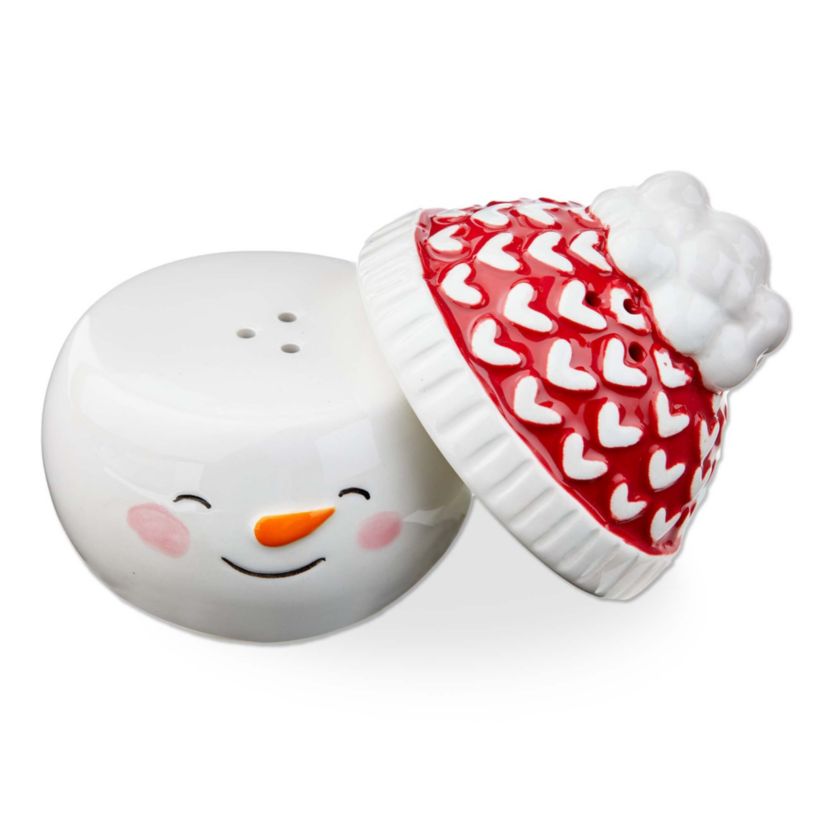 Christmas Snowman Salt and Pepper Shaker Set of 2