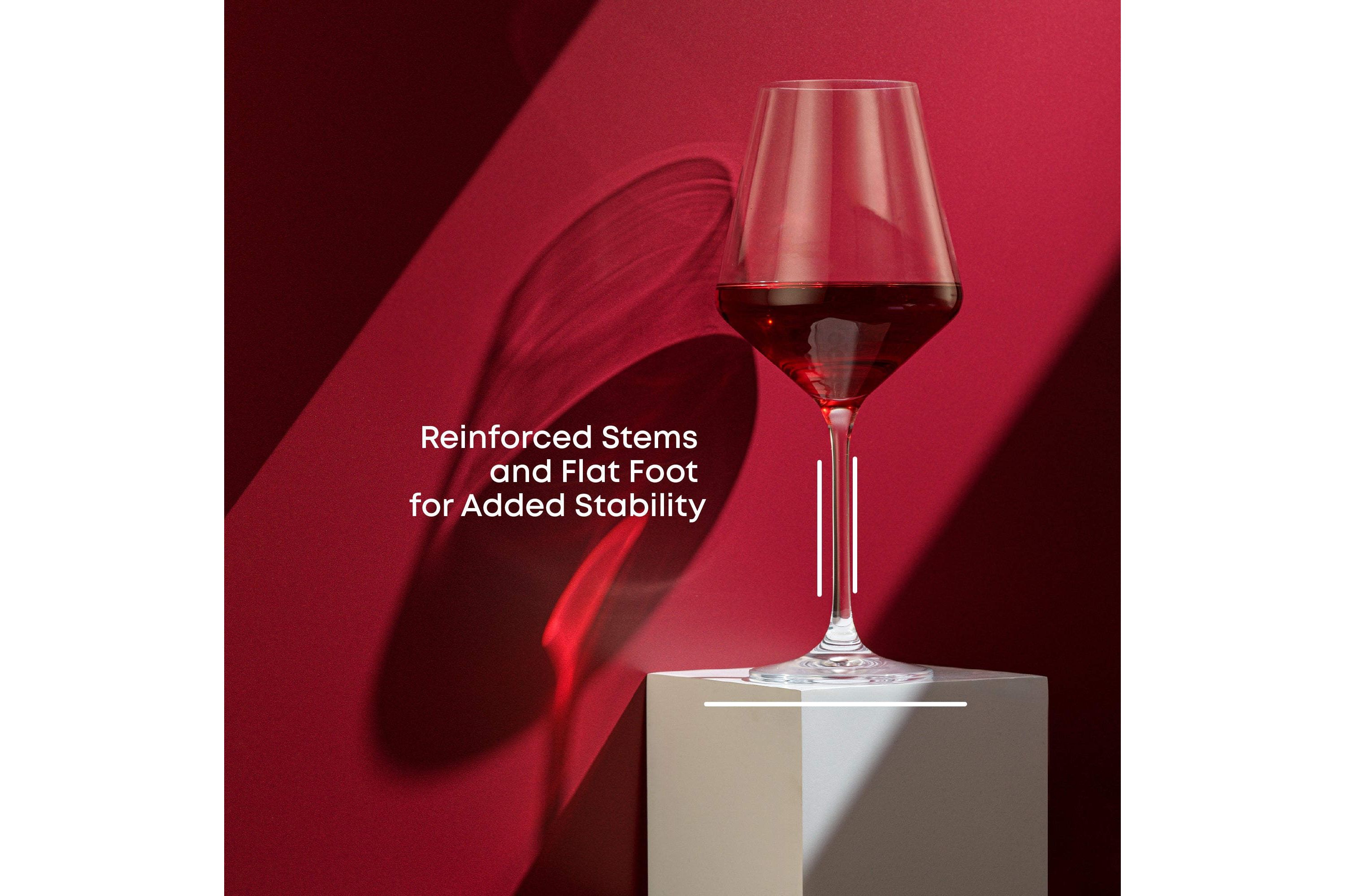 Layla Red Wine Glasses (Set of 4)