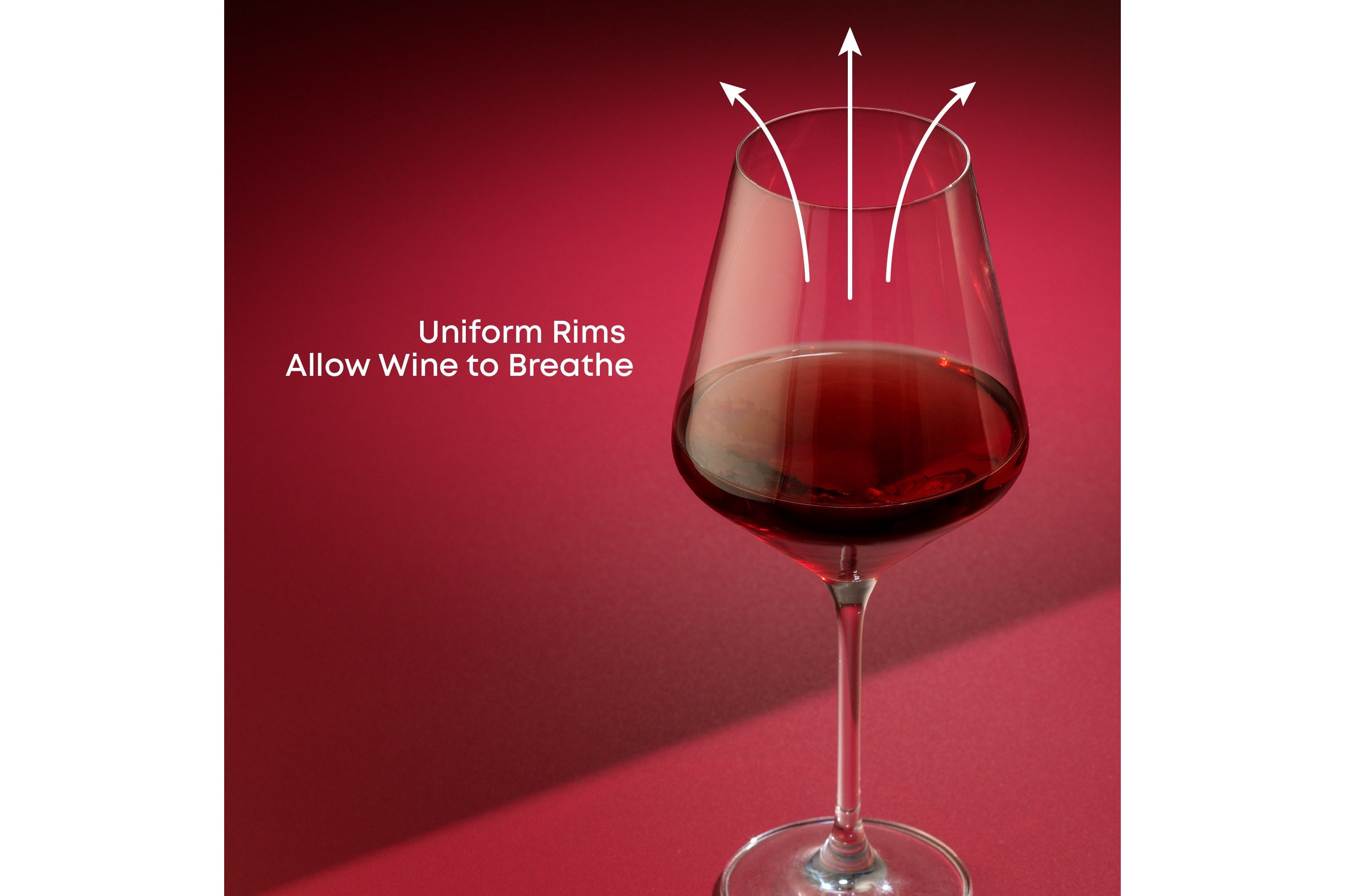 Layla Red Wine Glasses (Set of 4)