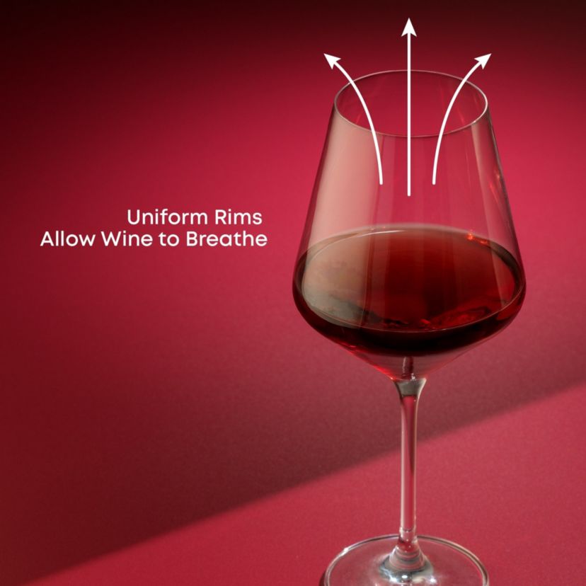 Layla Red Wine Glasses (Set of 4)