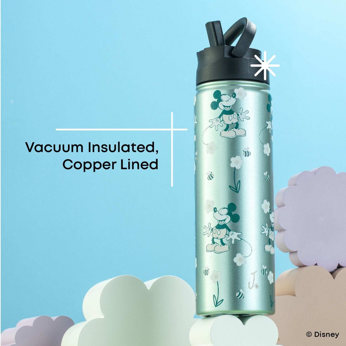 Disney Retro Vintage Mickey Mouse Stainless Steel Water Bottle