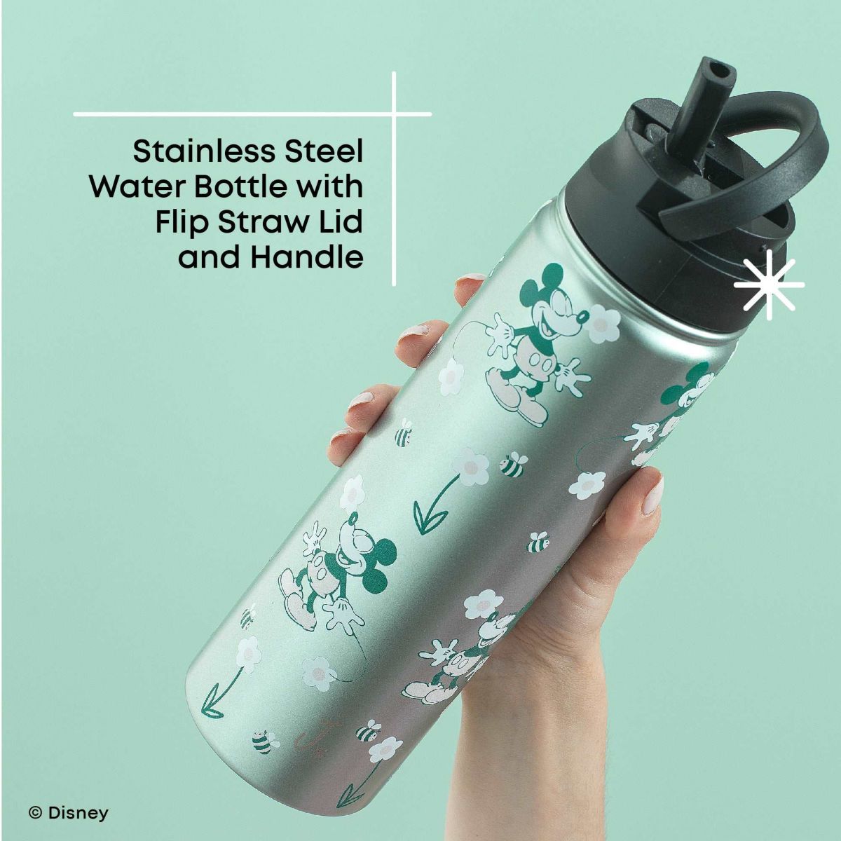 Disney Retro Vintage Mickey Mouse Stainless Steel Water Bottle
