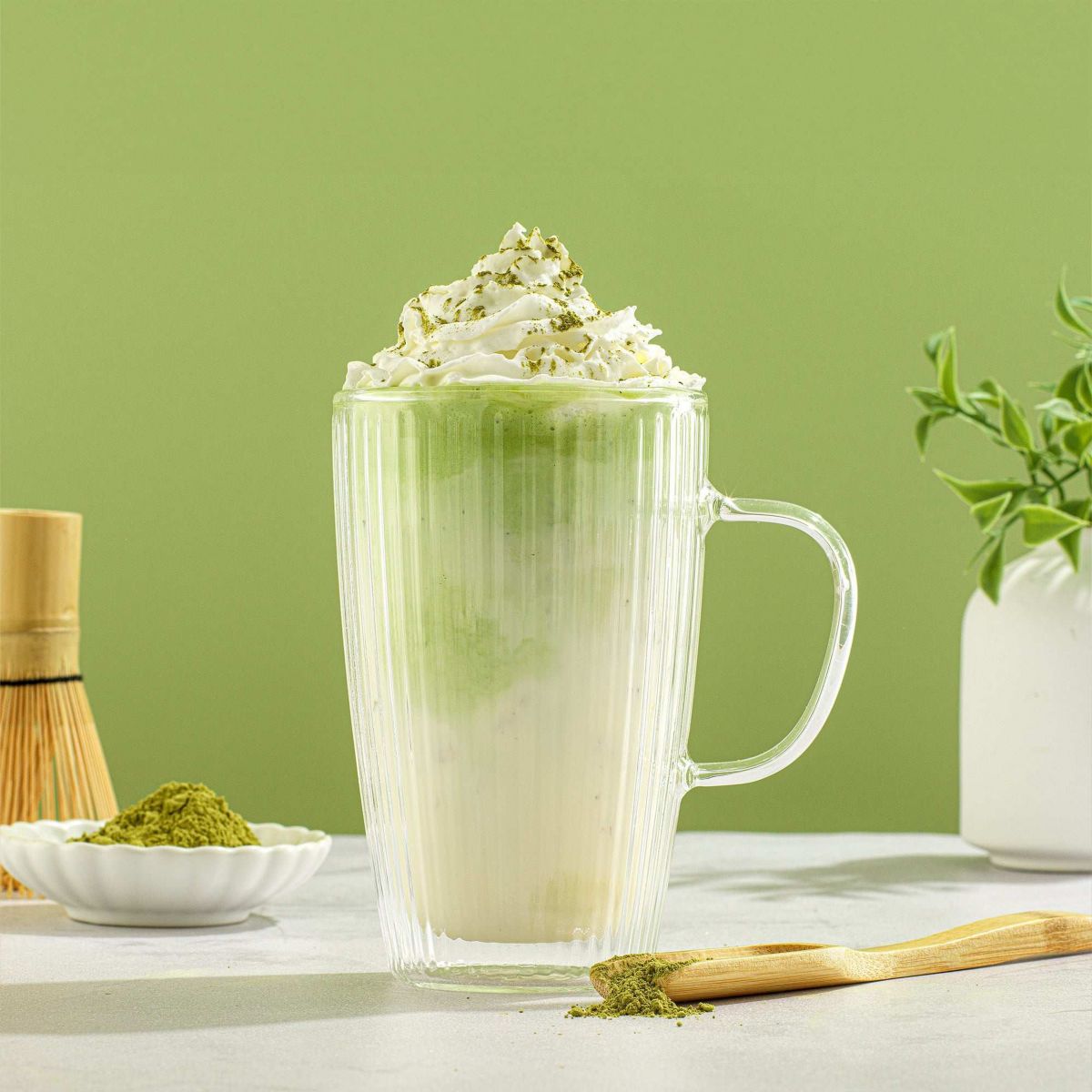 Savor Fluted Large Double Wall Coffee Mugs (Set of 2)