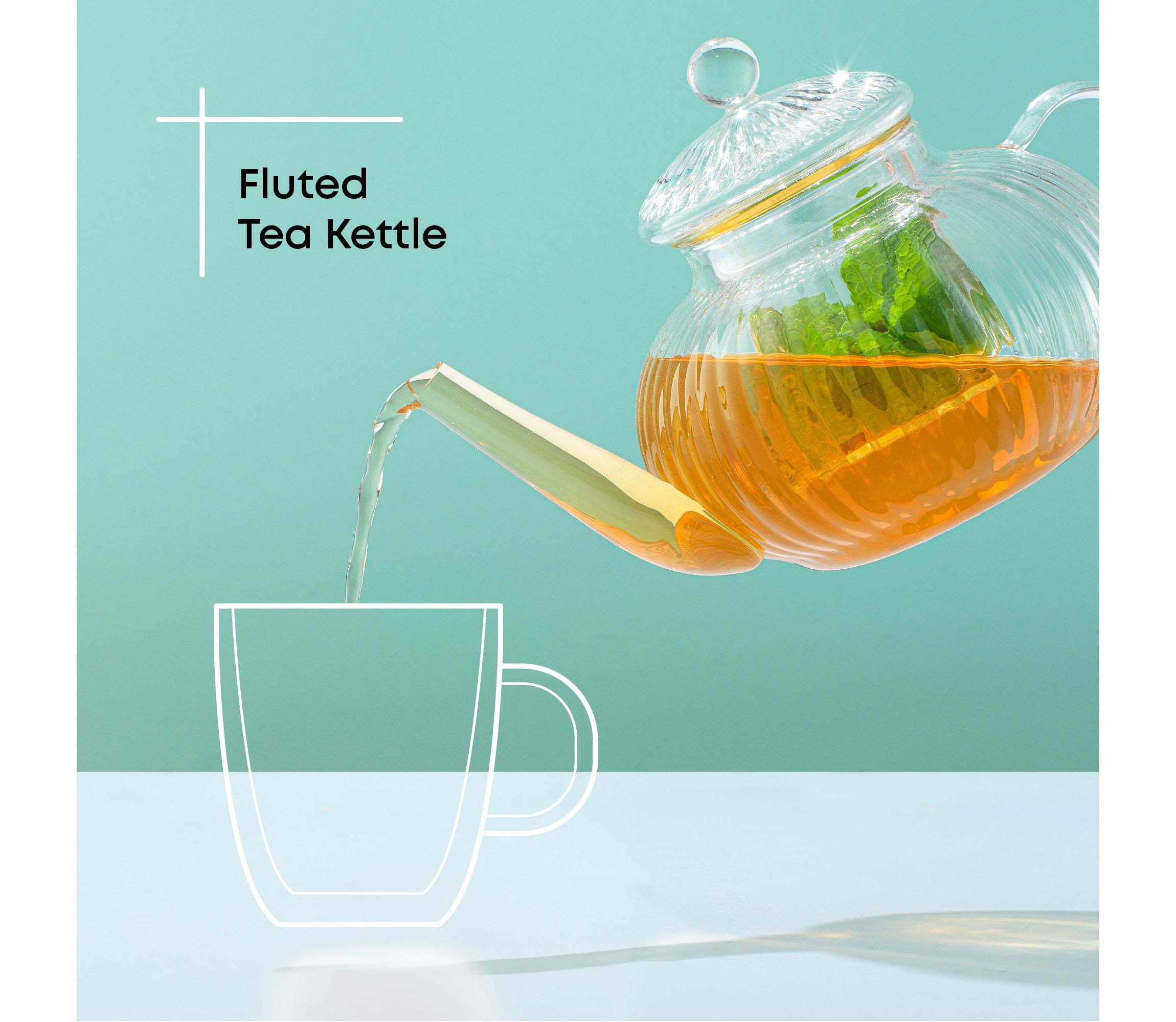 Fluted Tea Kettle