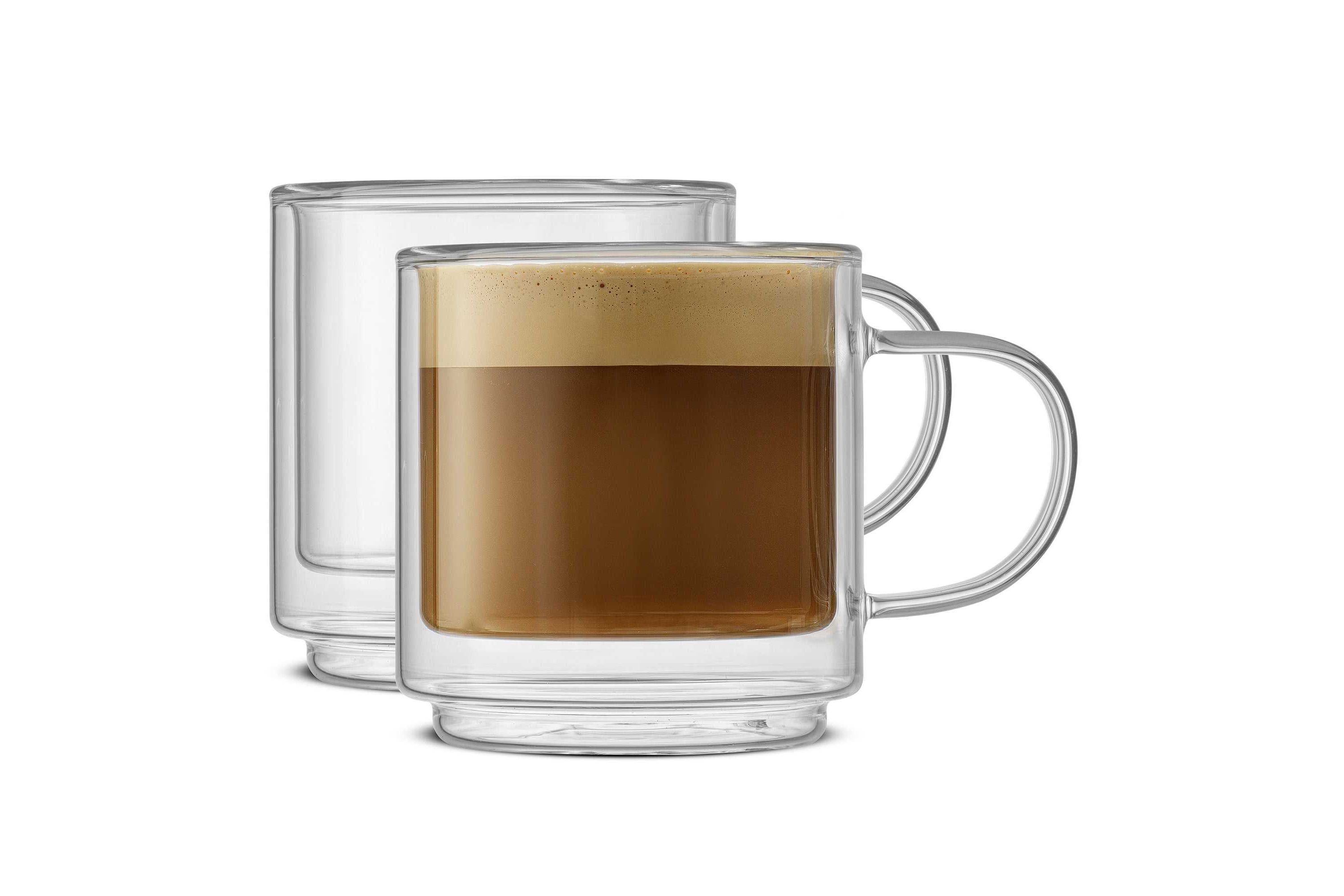 Haven Fluted Stackable Double Wall Mugs (Set of 2)