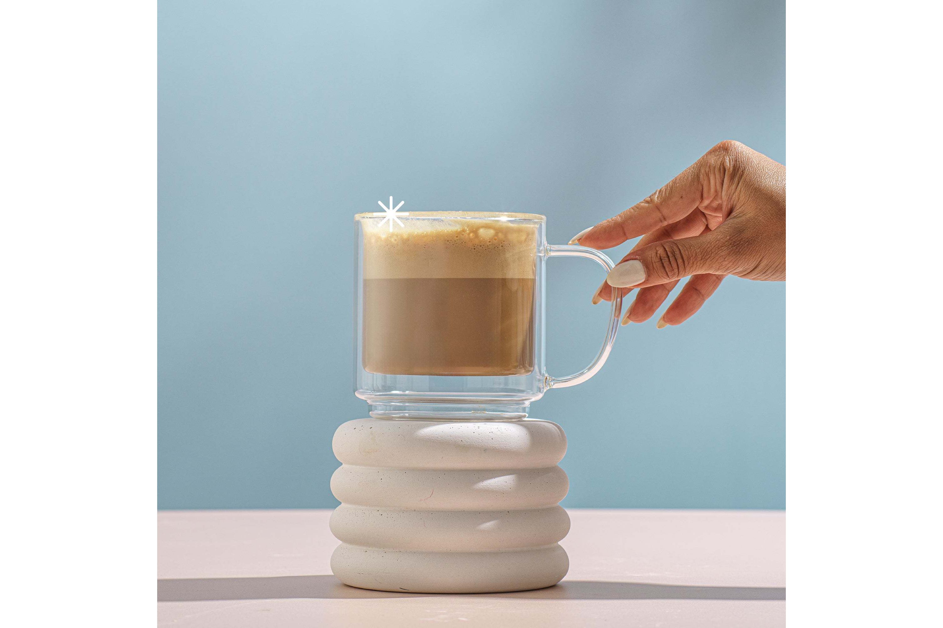 Haven Fluted Stackable Double Wall Mugs (Set of 2)