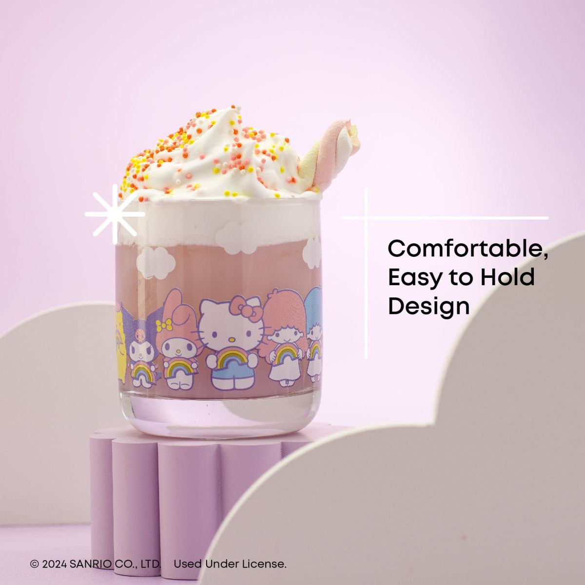 Hello Kitty & Friends - Rainbow Short Glasses (Set of 4)