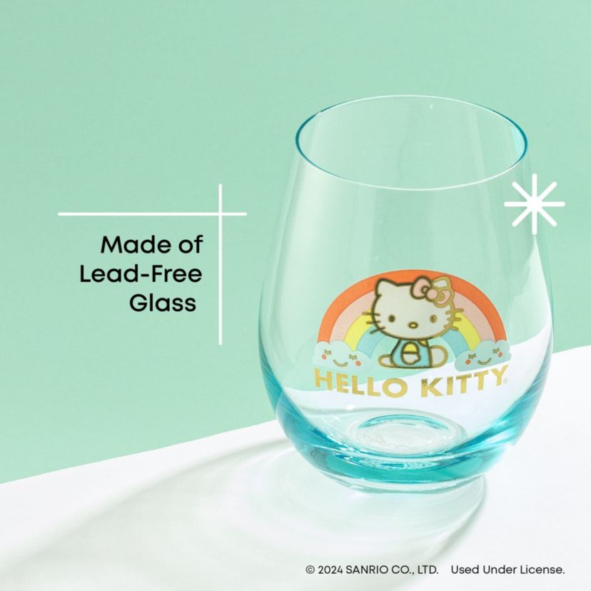 Hello Kitty - Sweet Rainbow Stemless Glasses (Set of 4)