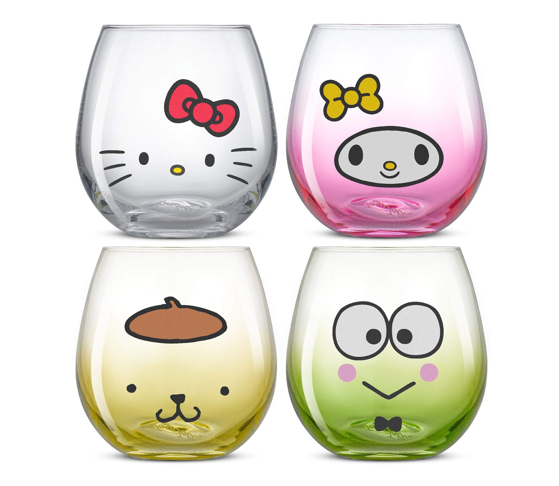 Hello Kitty & Friends - Hello Sippy Stemless Glasses (set of 4)