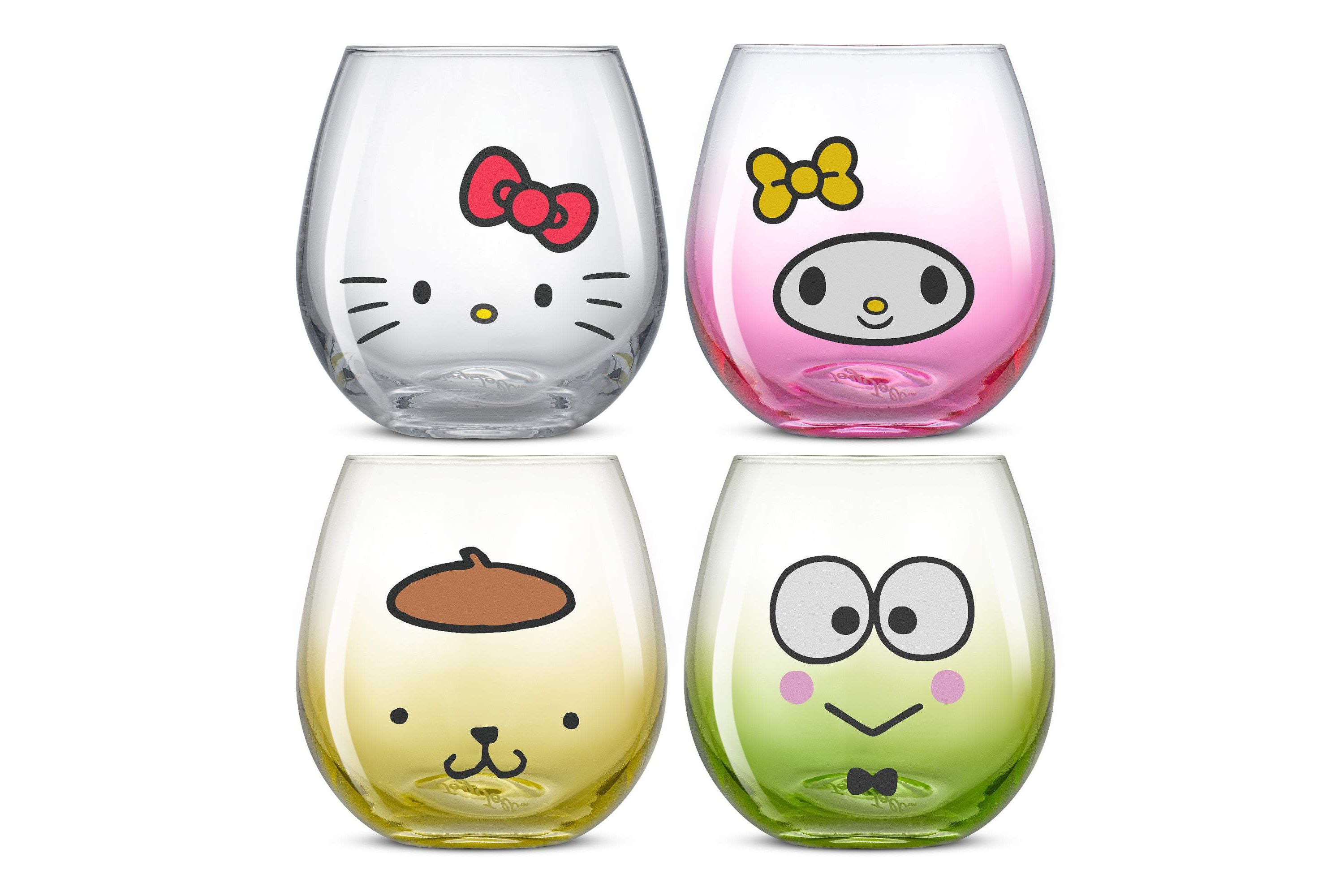Hello Kitty & Friends - Hello Sippy Stemless Glasses (set of 4)