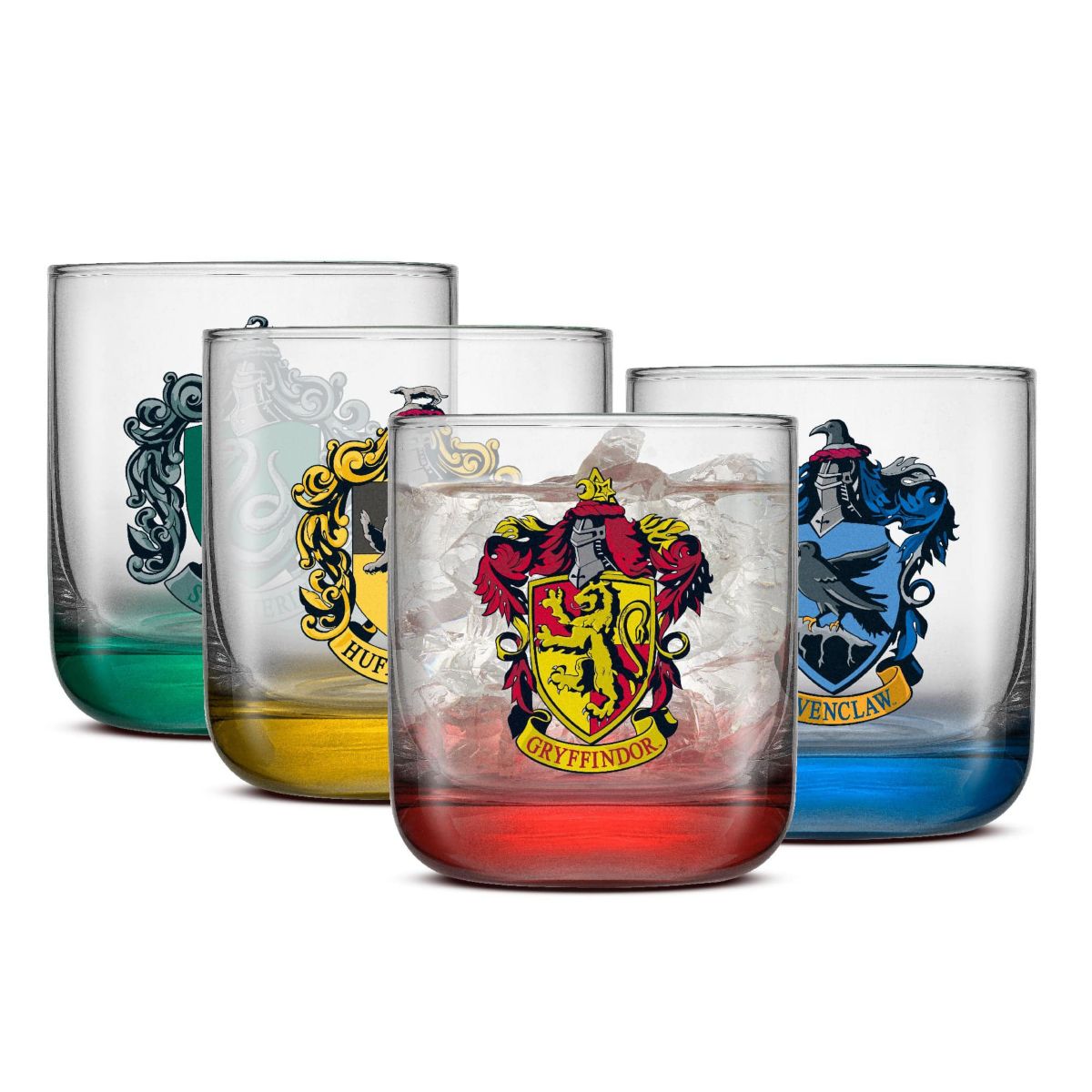 Harry Potter House Pride Short Drinking Glasses (Set of 4)