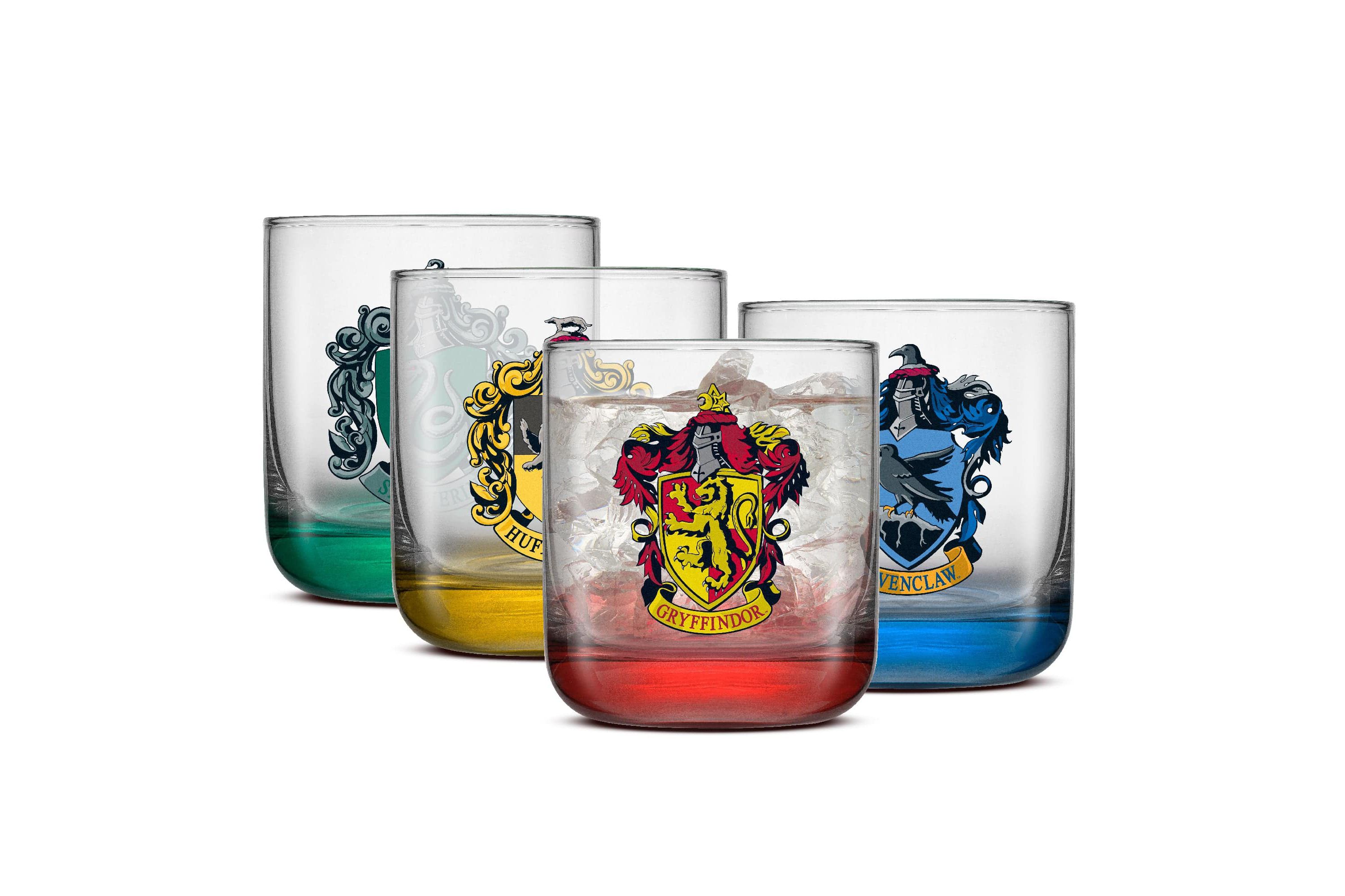 Harry Potter House Pride Short Drinking Glasses (Set of 4)