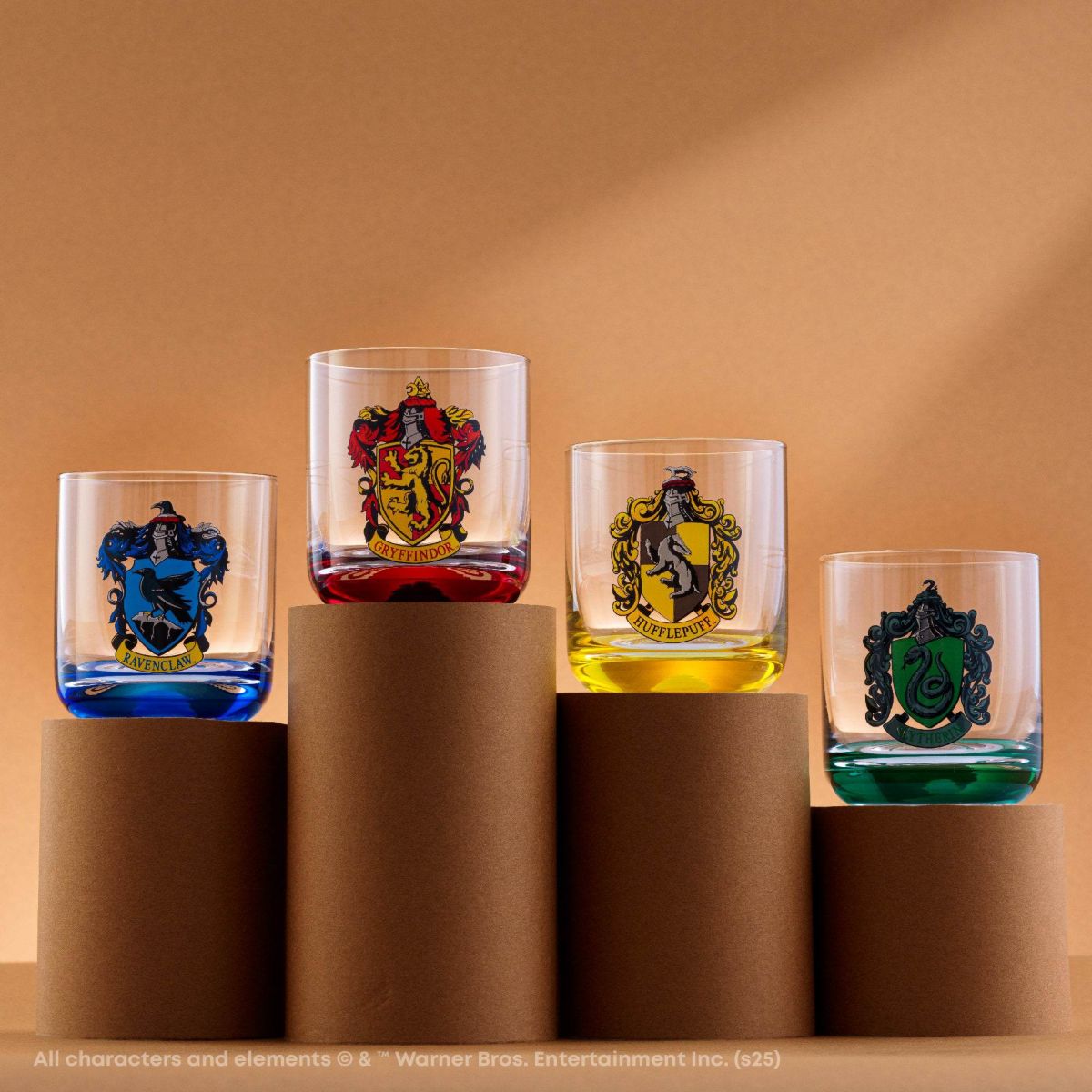 Harry Potter House Pride Short Drinking Glasses (Set of 4)