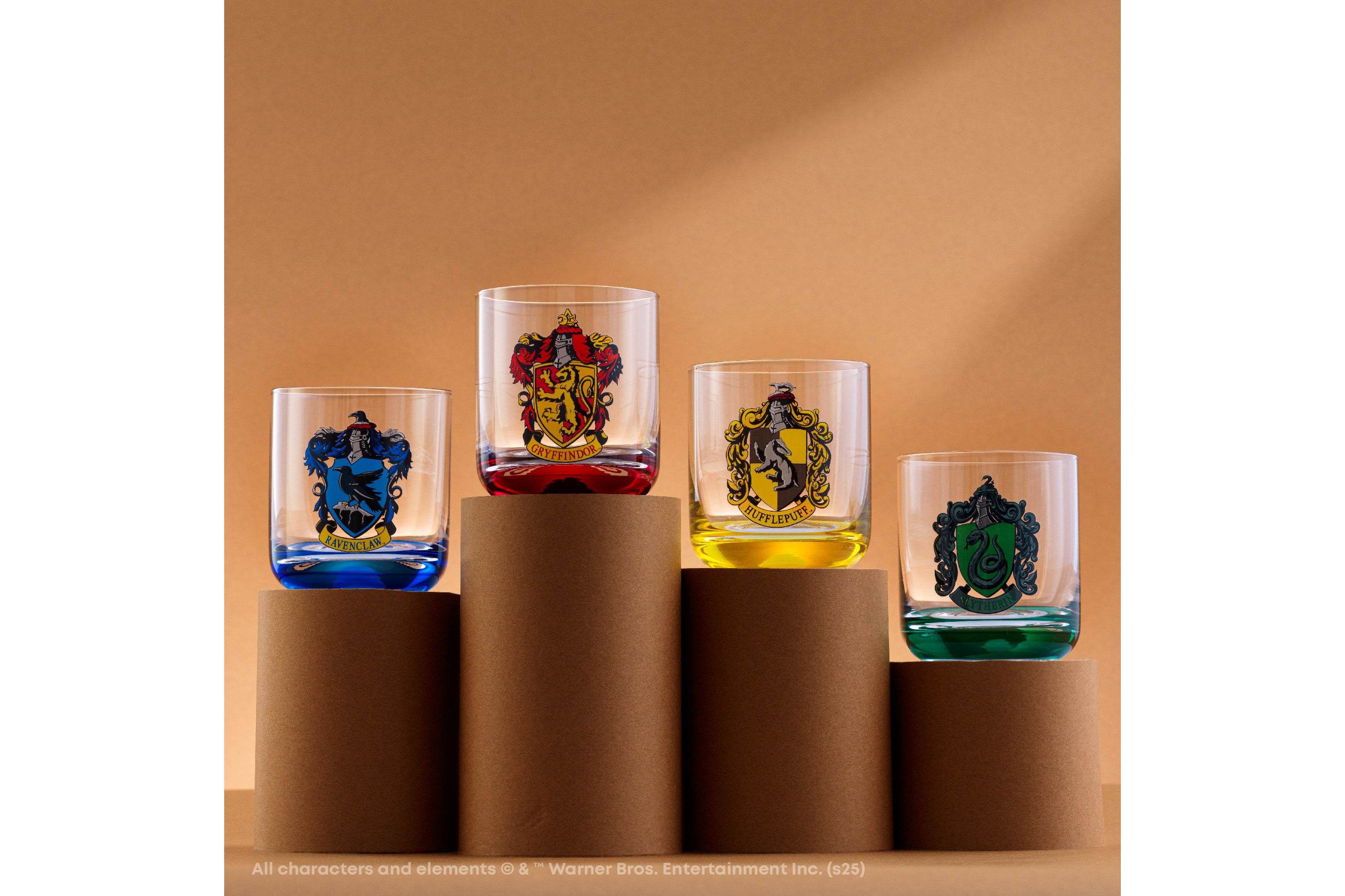 Harry Potter House Pride Short Drinking Glasses (Set of 4)