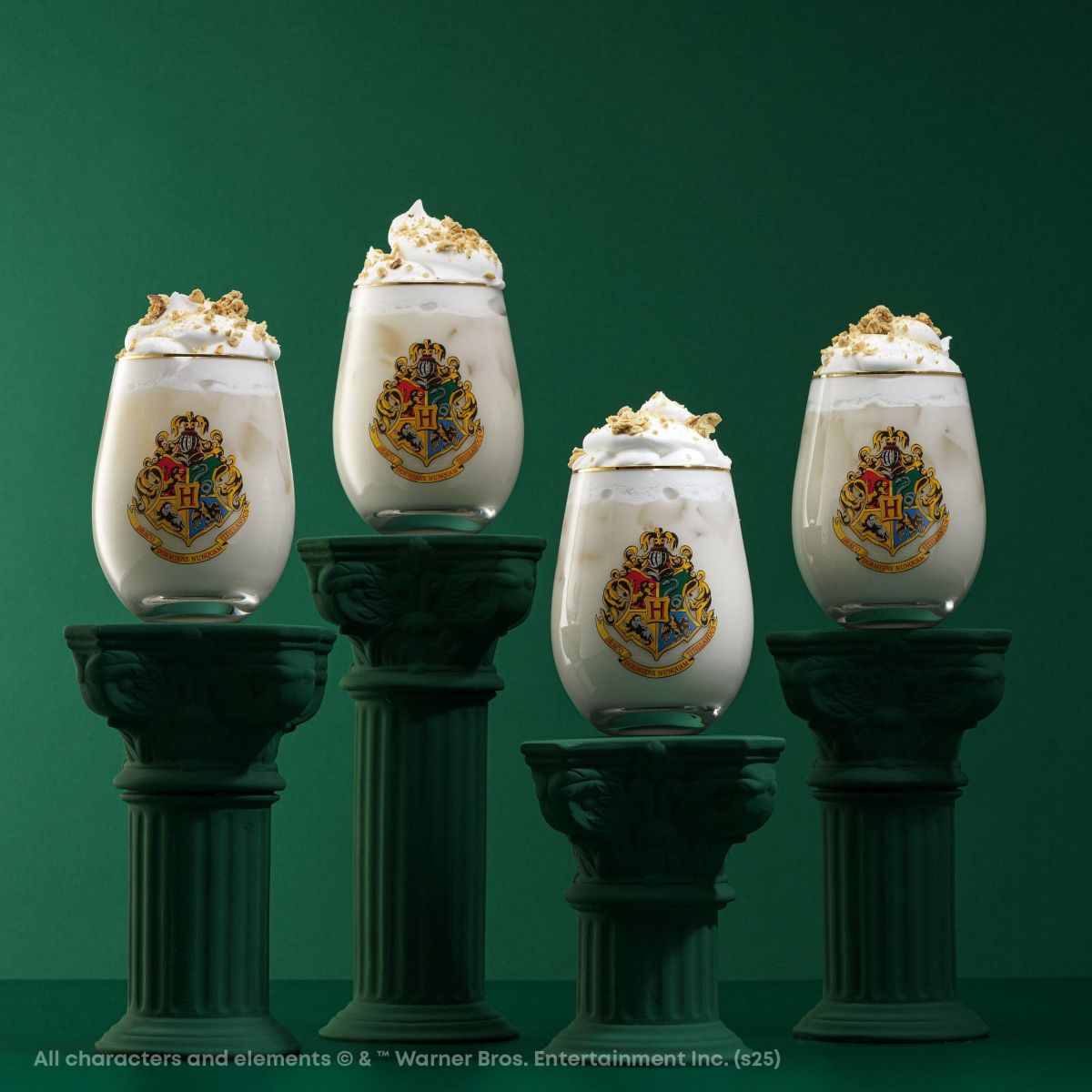 Harry Potter Hogwarts Heritage Stemless Glasses (Set of 4)