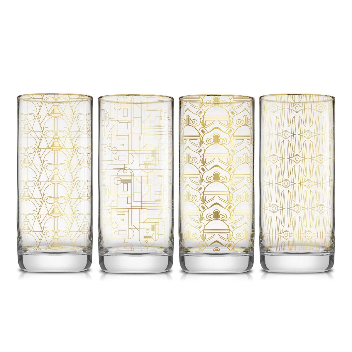 Star Wars Limited Edition Deco Collection Tall Glasses (Set of 4)