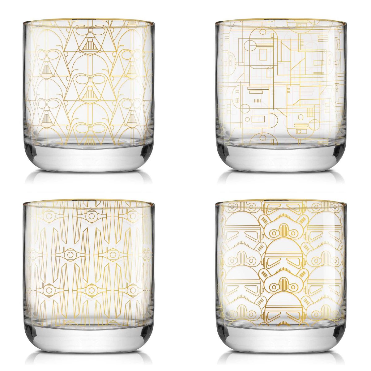 Star Wars Limited Edition Deco Collection Short Glasses (Set of 4)