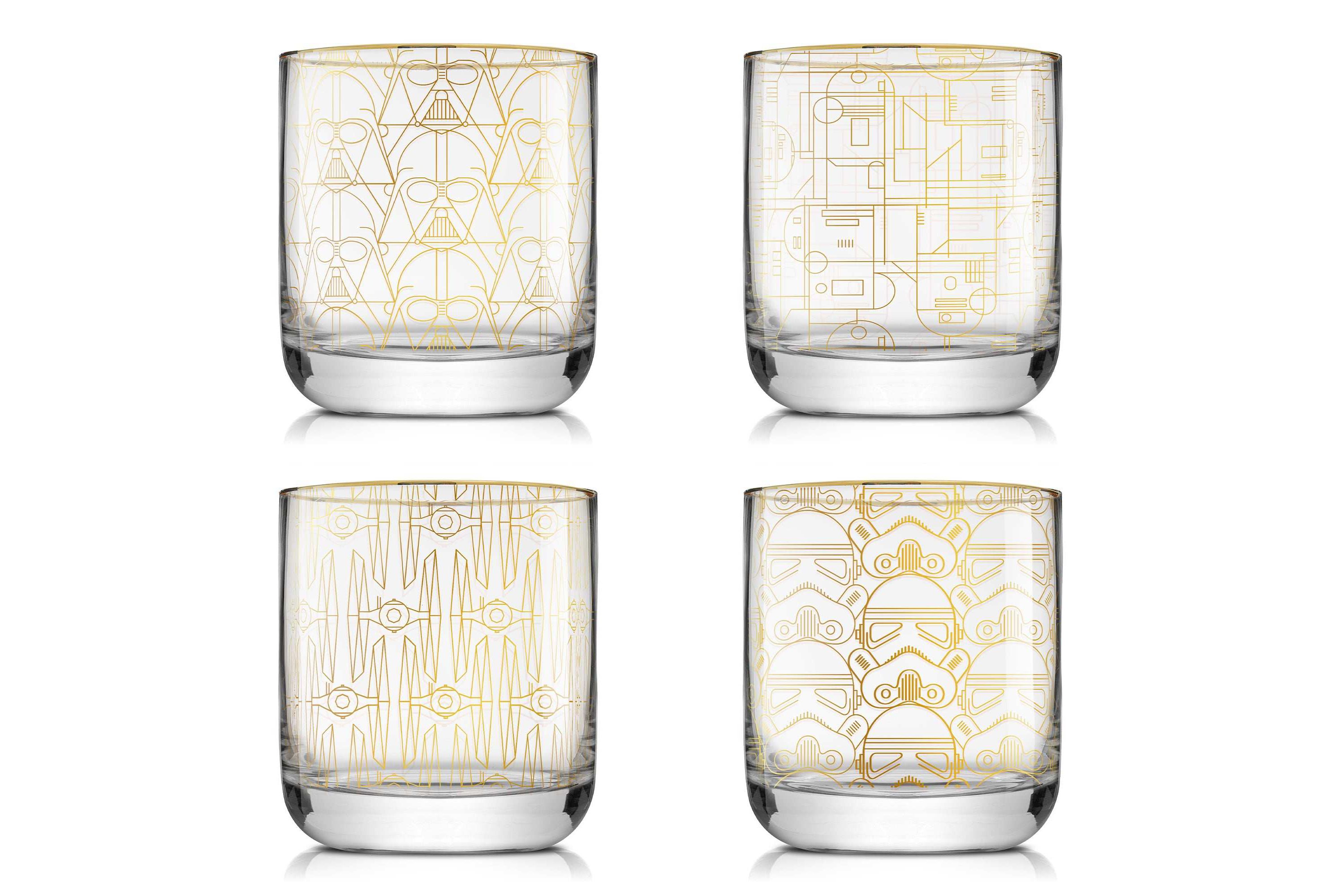 Star Wars Limited Edition Deco Collection Short Glasses (Set of 4)