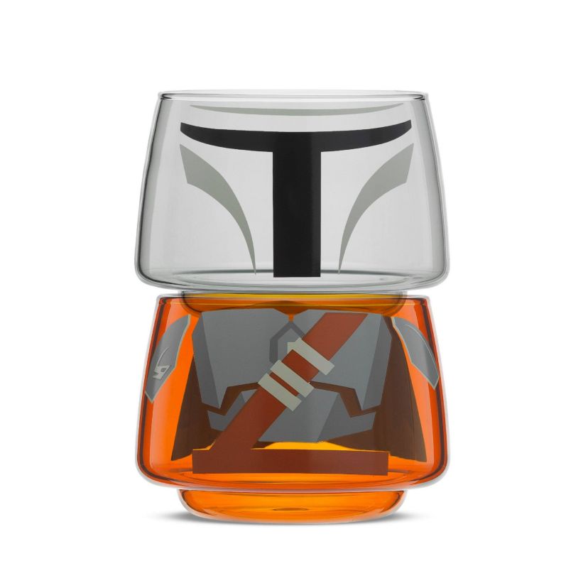 Mandalorian Character Collection Stackable Glasses (Set of 2)