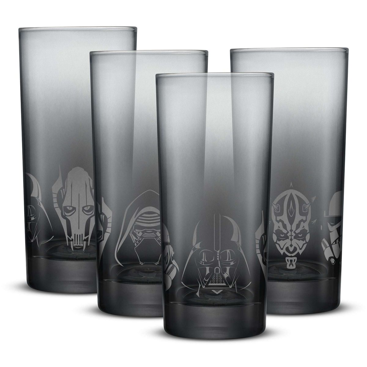 Star Wars Darkside Tall Drinking Glasses (Set of 4)