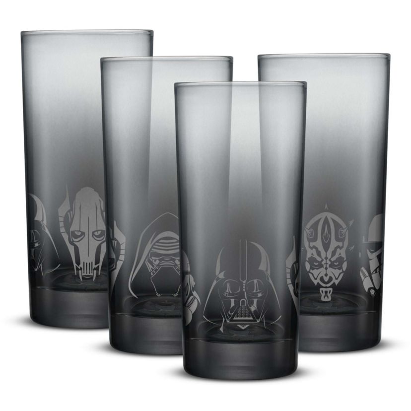 Star Wars Darkside Tall Drinking Glasses (Set of 4)