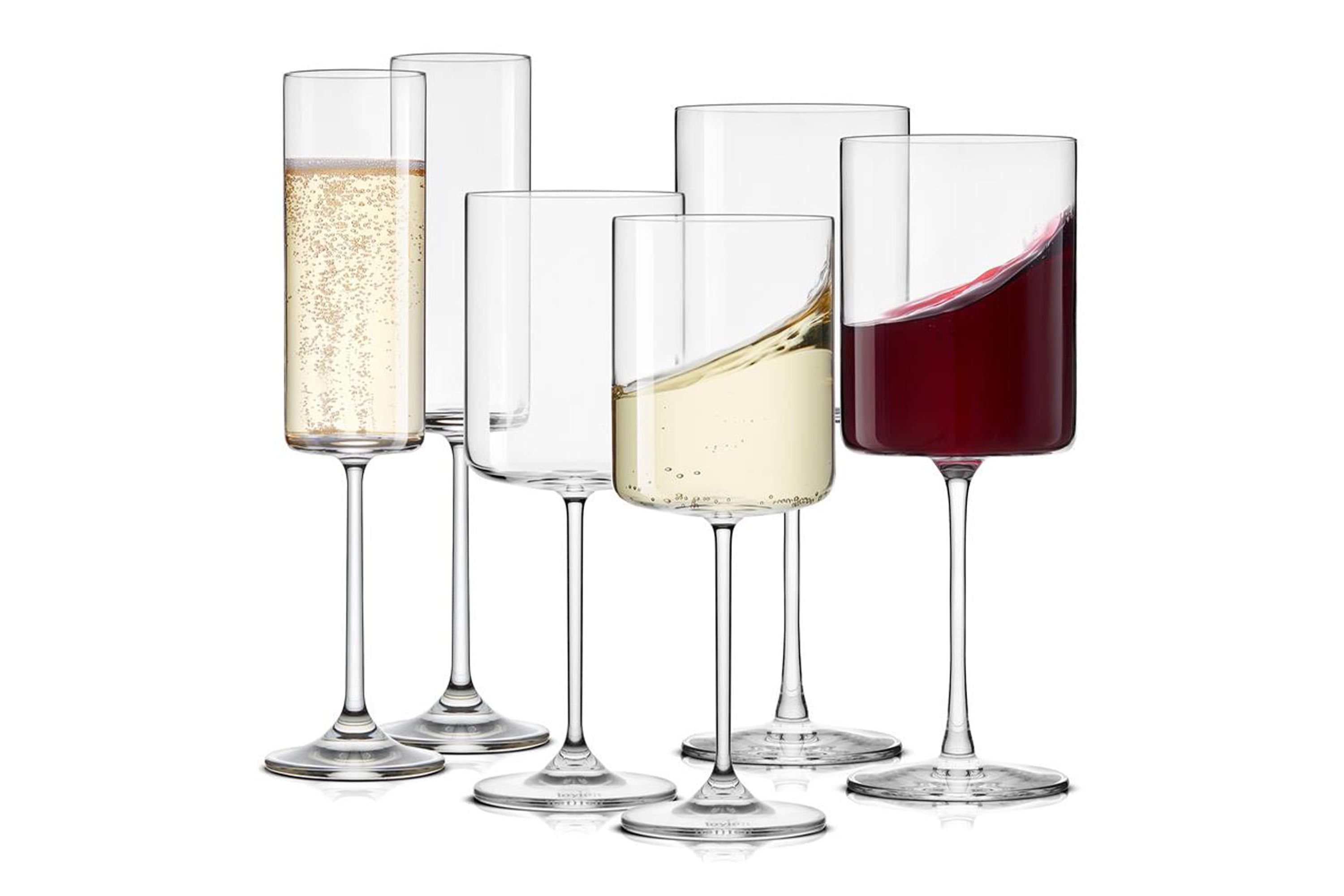 Claire White Wine Glasses (Set of 4)