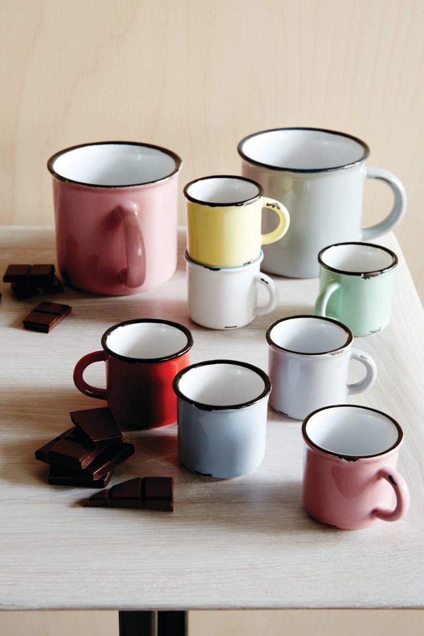 Tinware Collection Espresso Cups, Set of 8