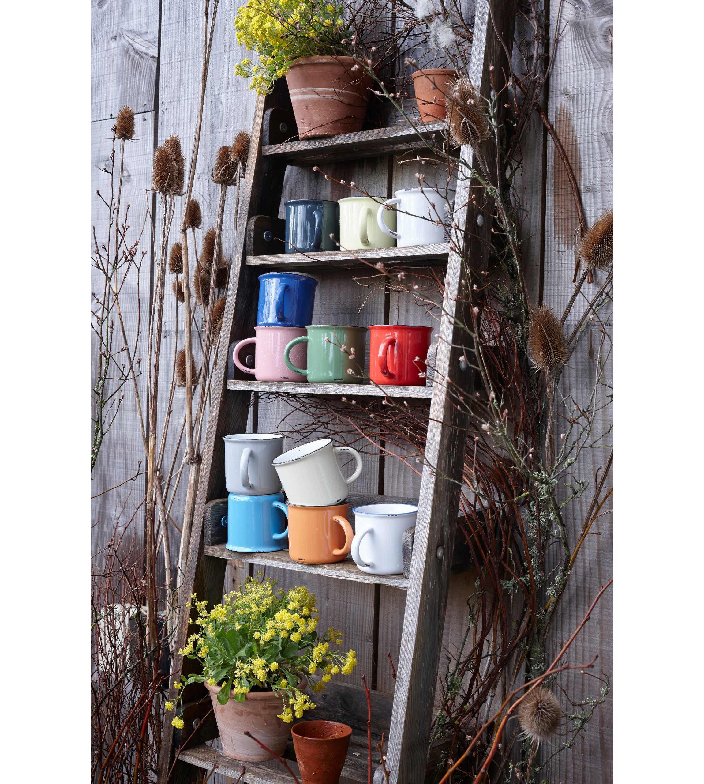 Tinware Collection Mugs, Set of 4