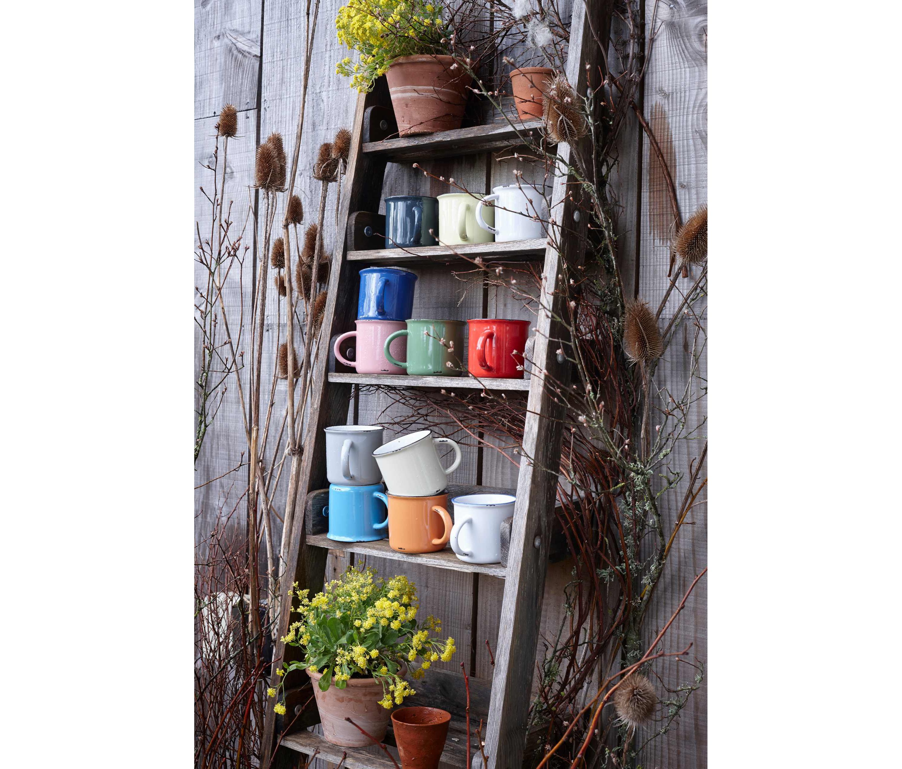 Tinware Collection Mugs, Set of 4
