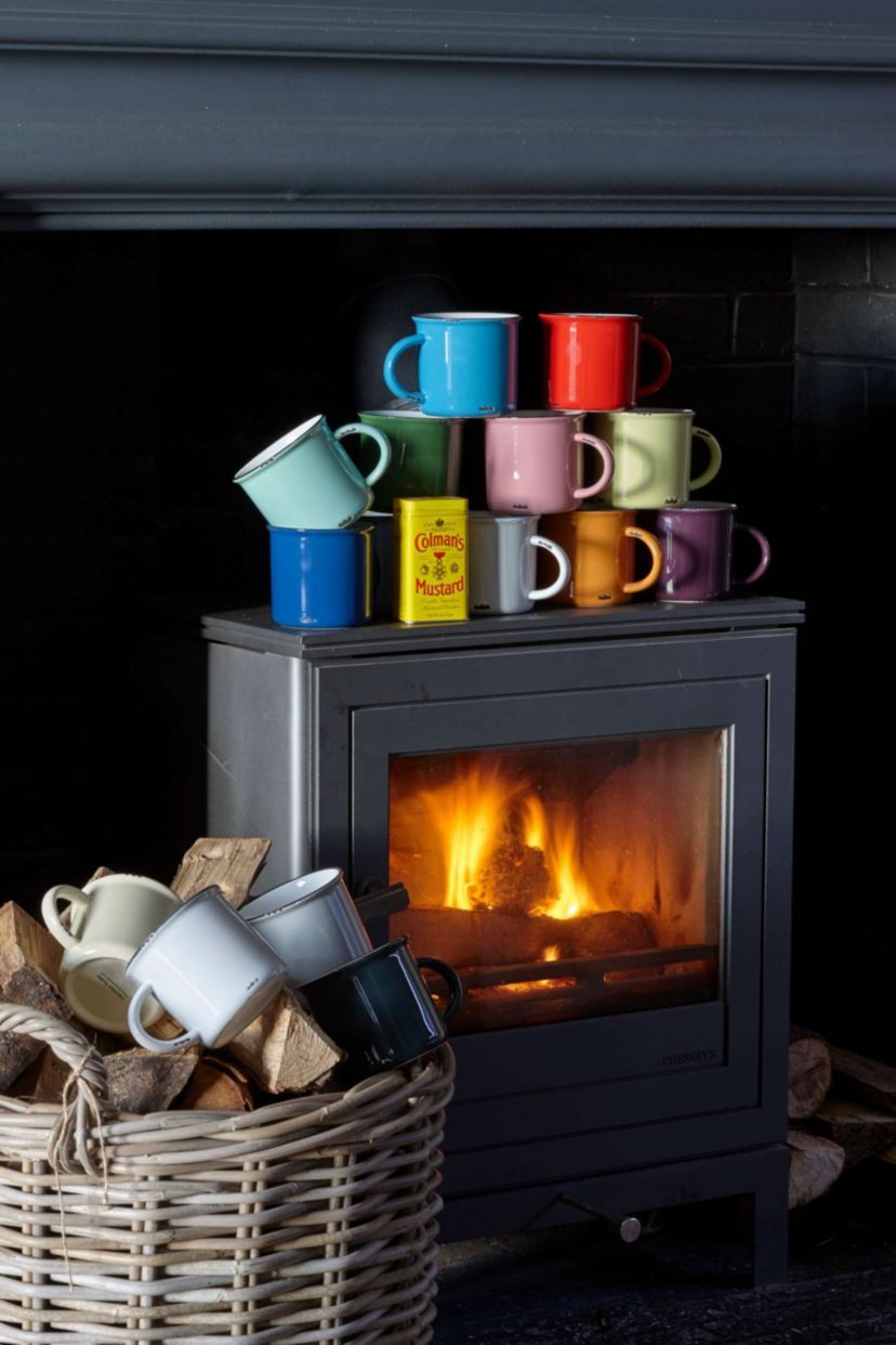 Tinware Collection Mugs, Set of 4