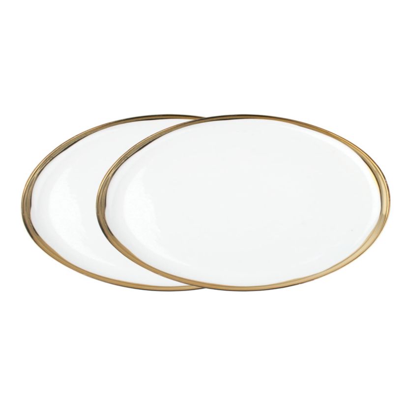 Dauville Collection Platters, Set of 2