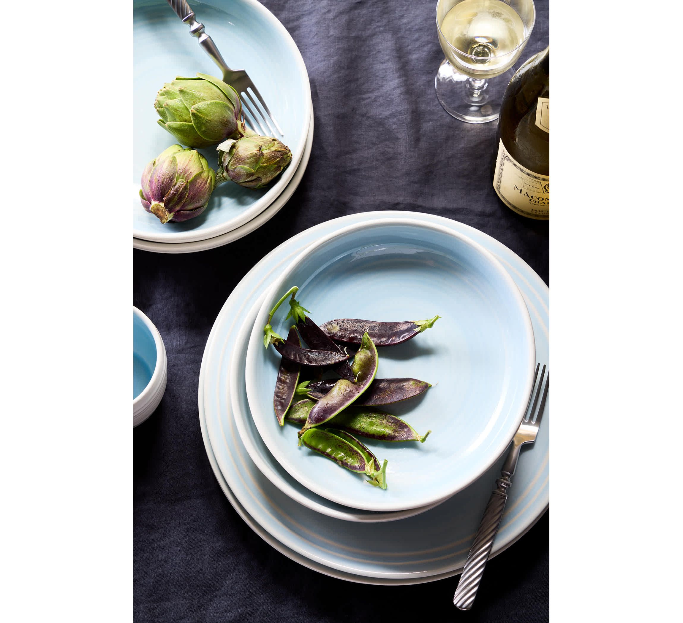 Lines Collection Pasta Bowls, Set of 4