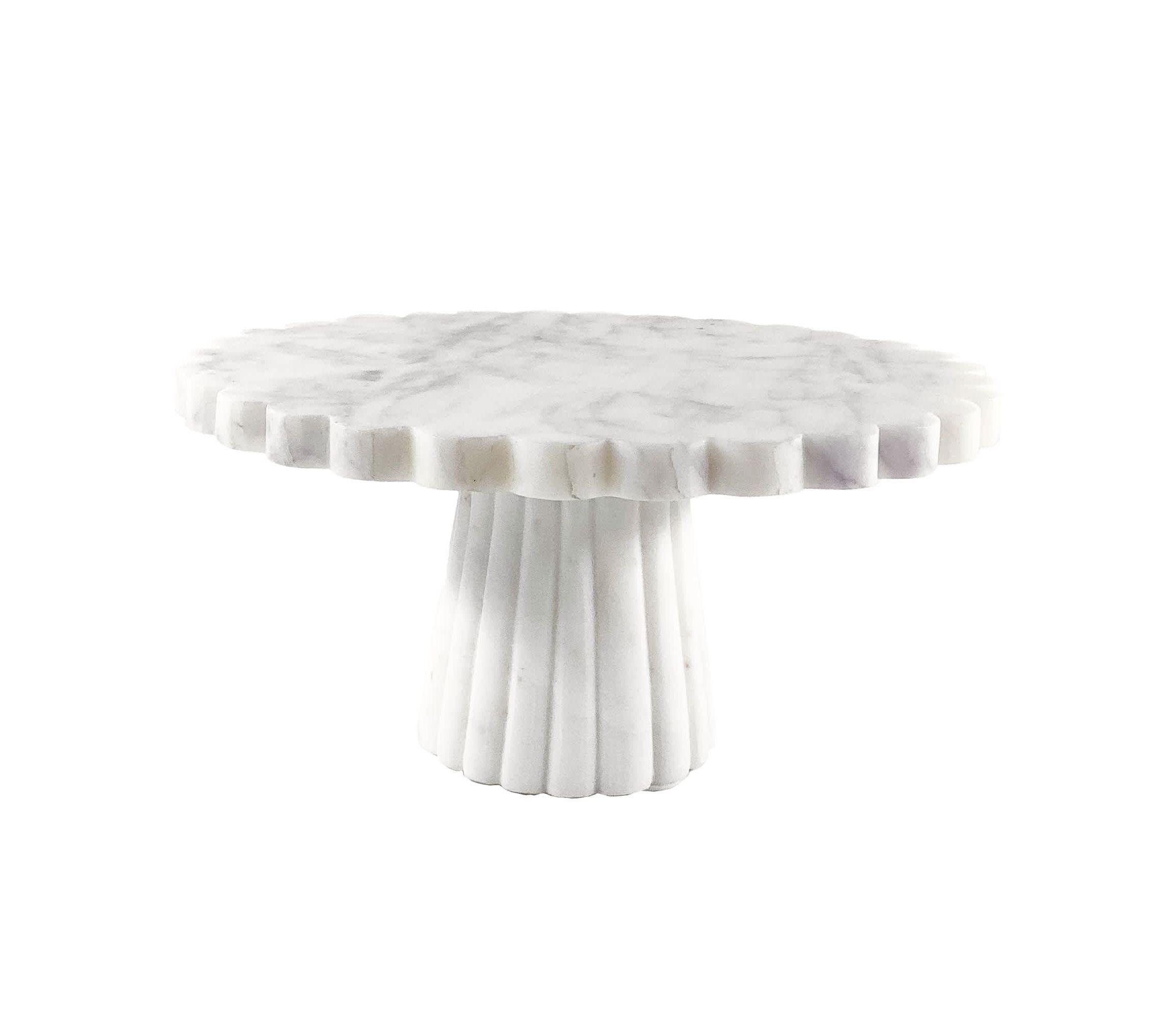Verona Collection Marble Cake Stand