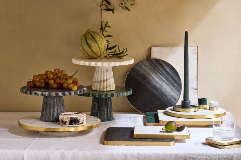 Verona Collection Marble Cake Stand