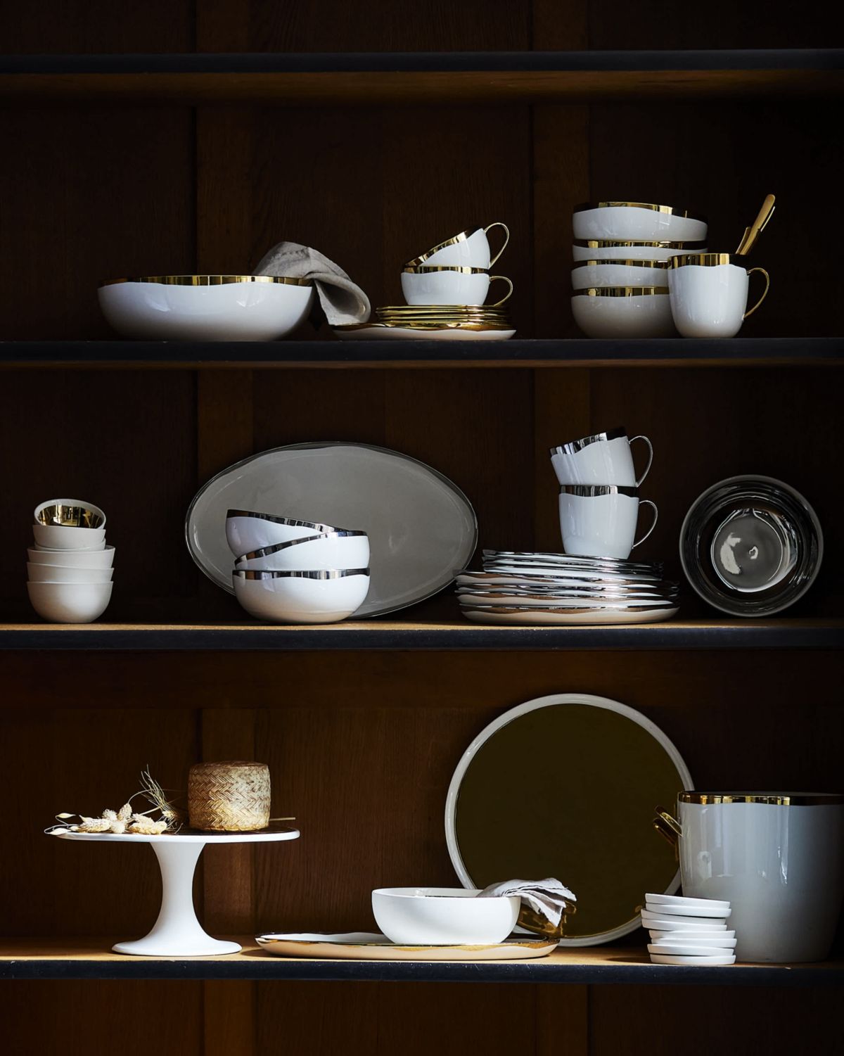 Dauville Collection Accent Bowls, Mixed Set of 3